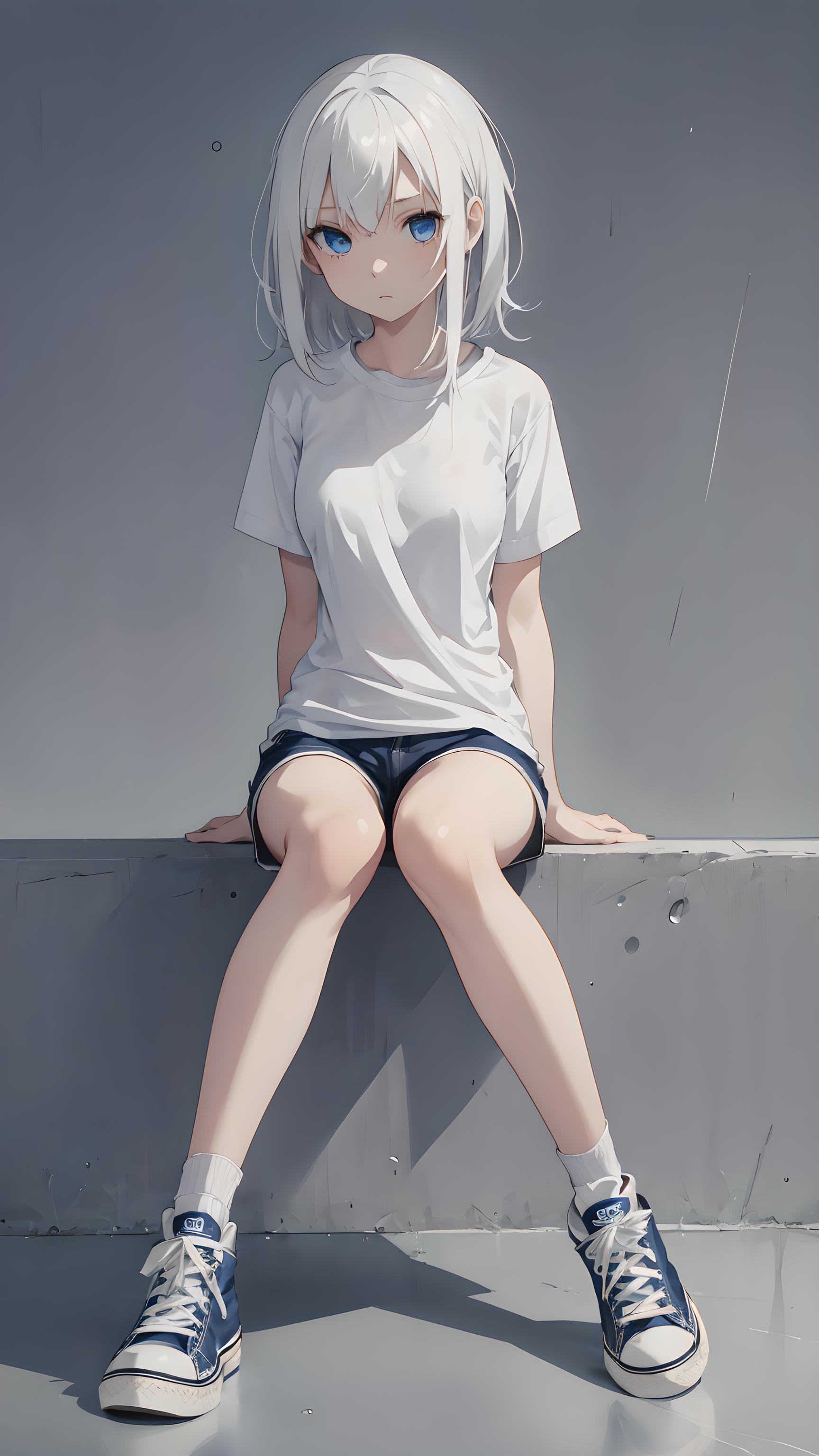 白发少女