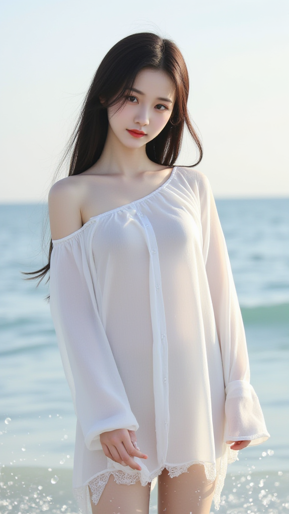 露肩女孩