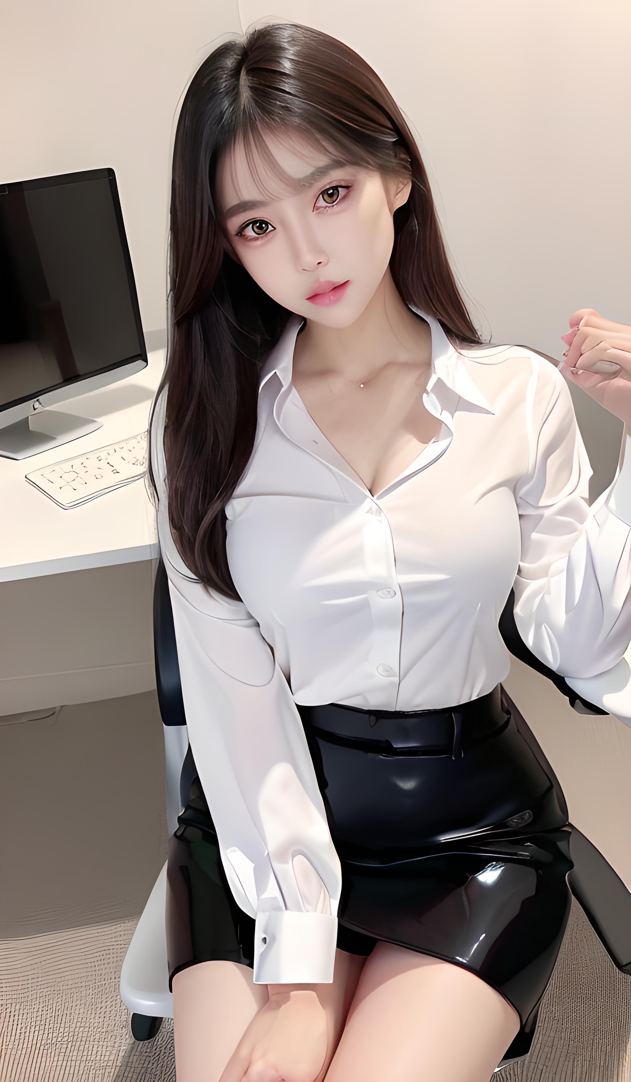 甜美秘书