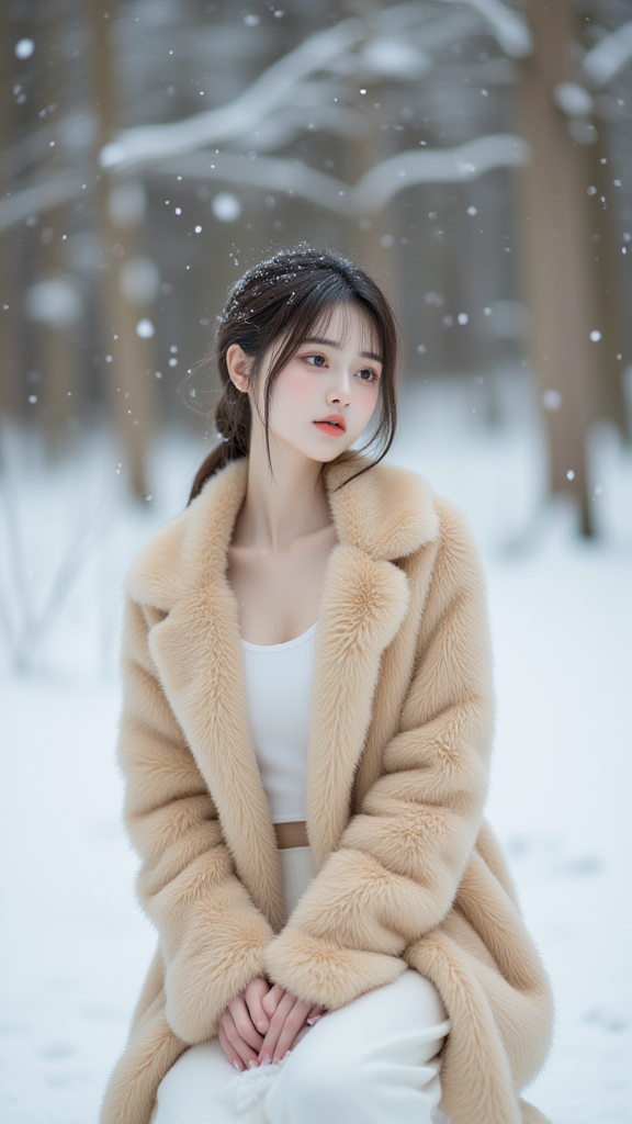 雪中