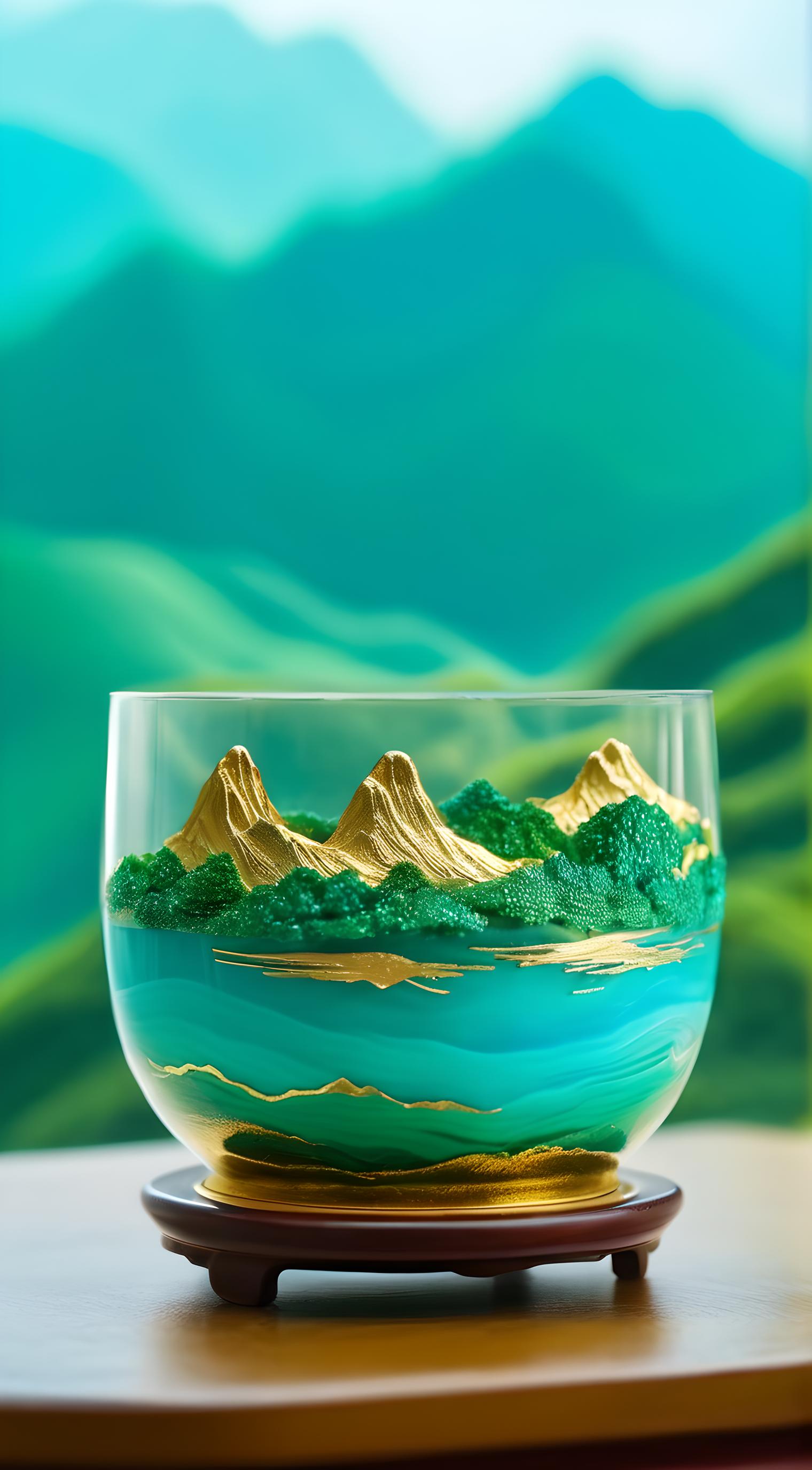 杯中山