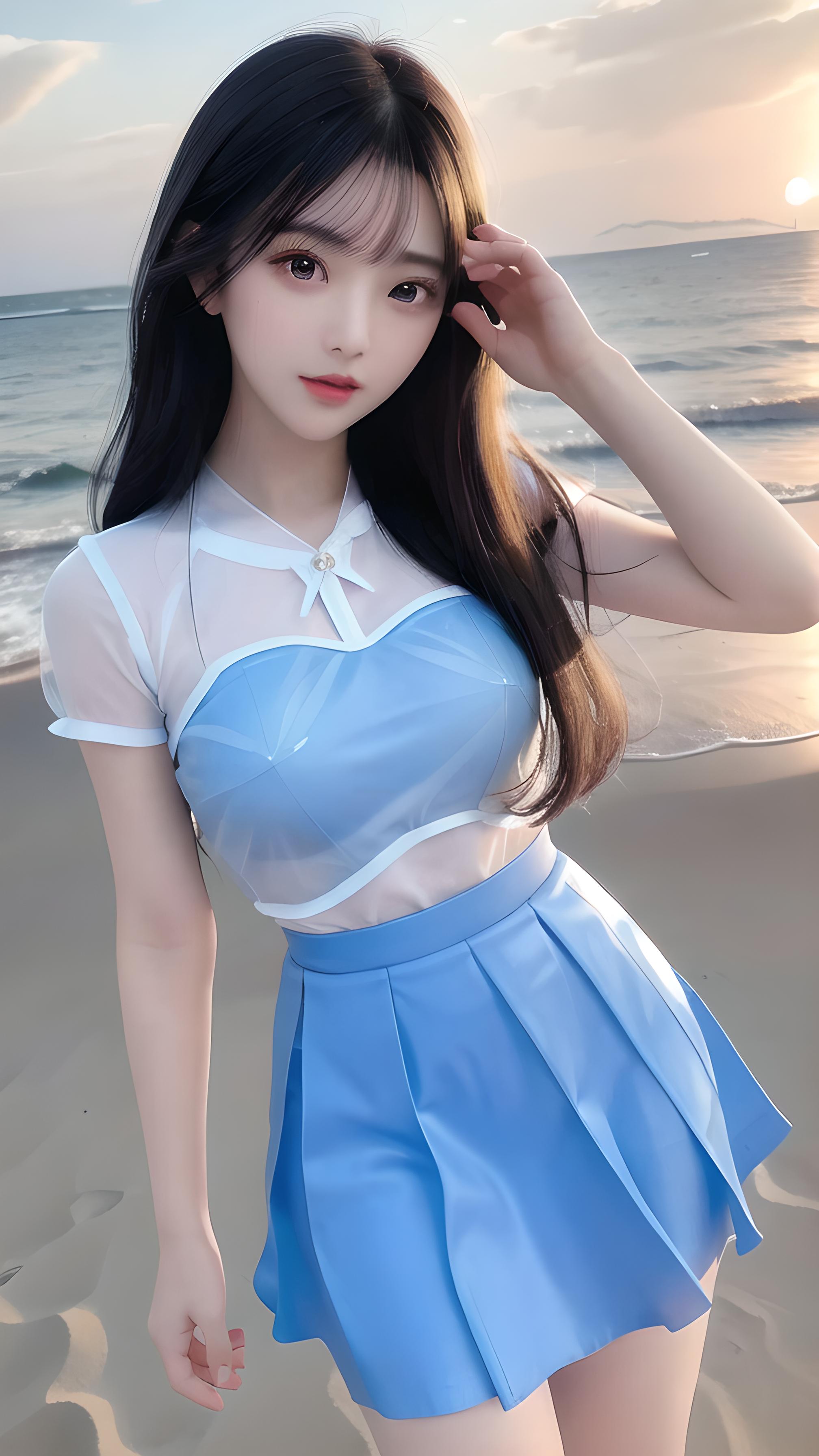 大海与美女