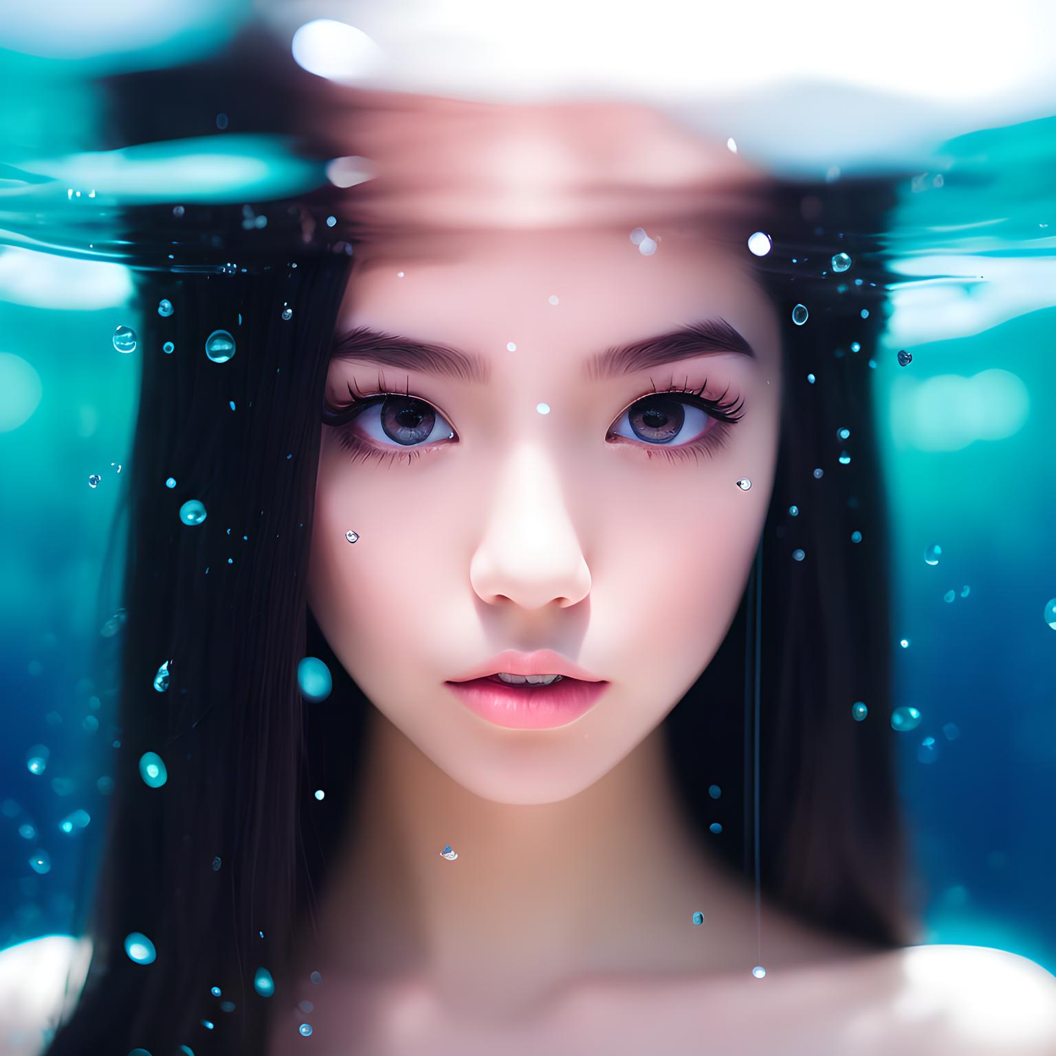 水中少女