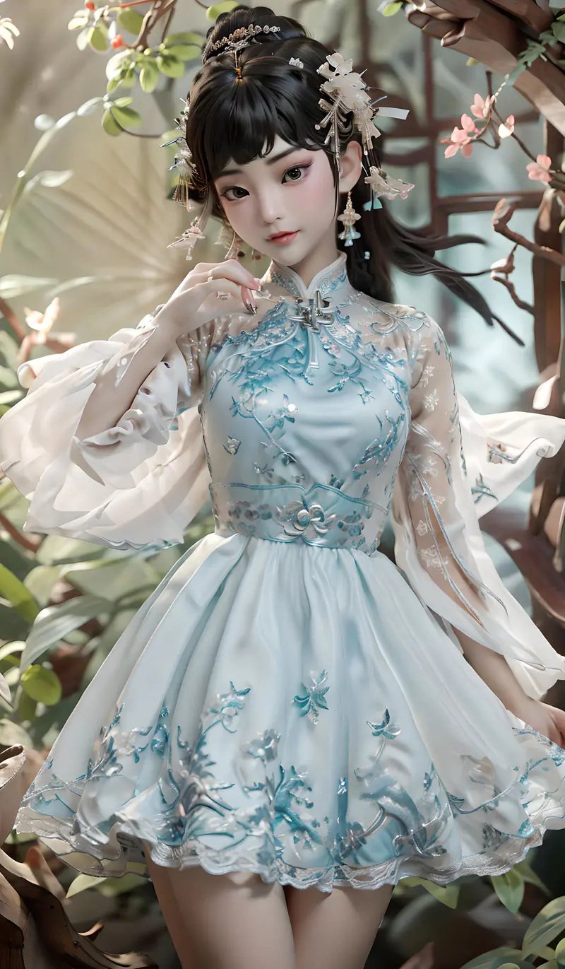 新中式裙-胡桃-戏装