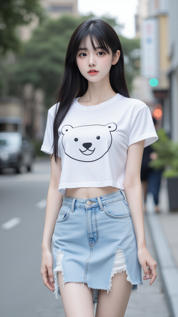 街拍美女