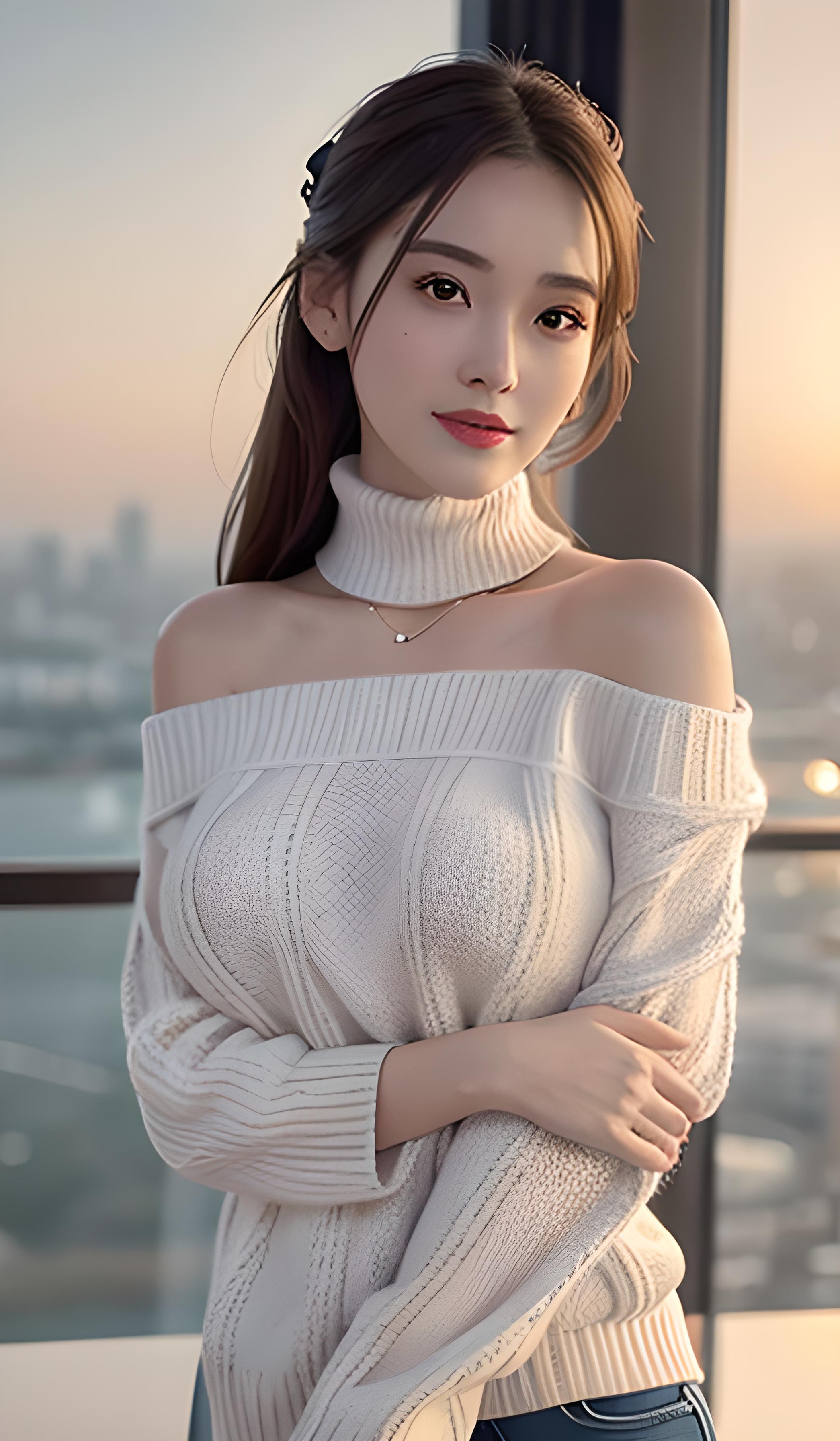 海边美女