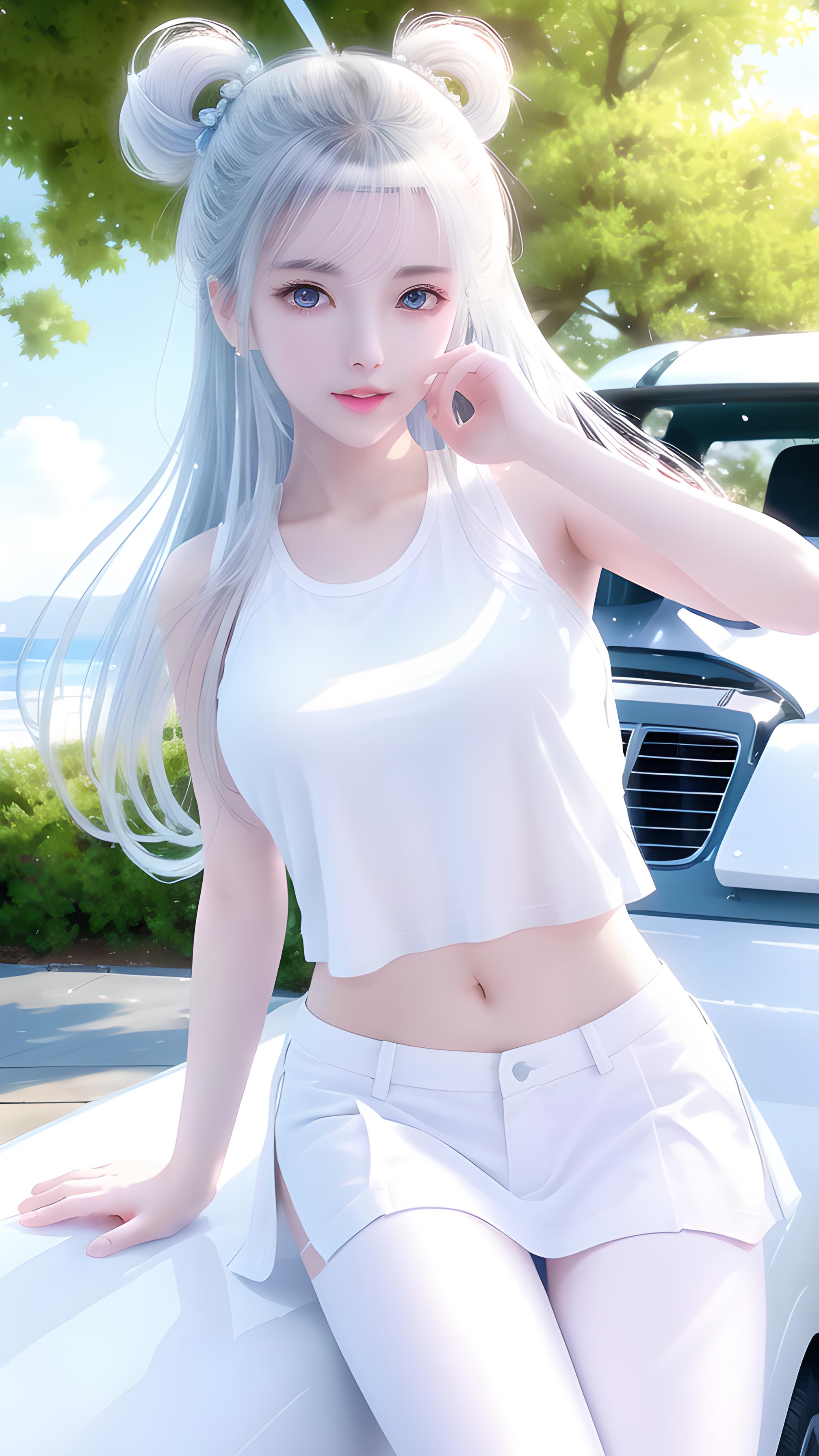 白丝少女