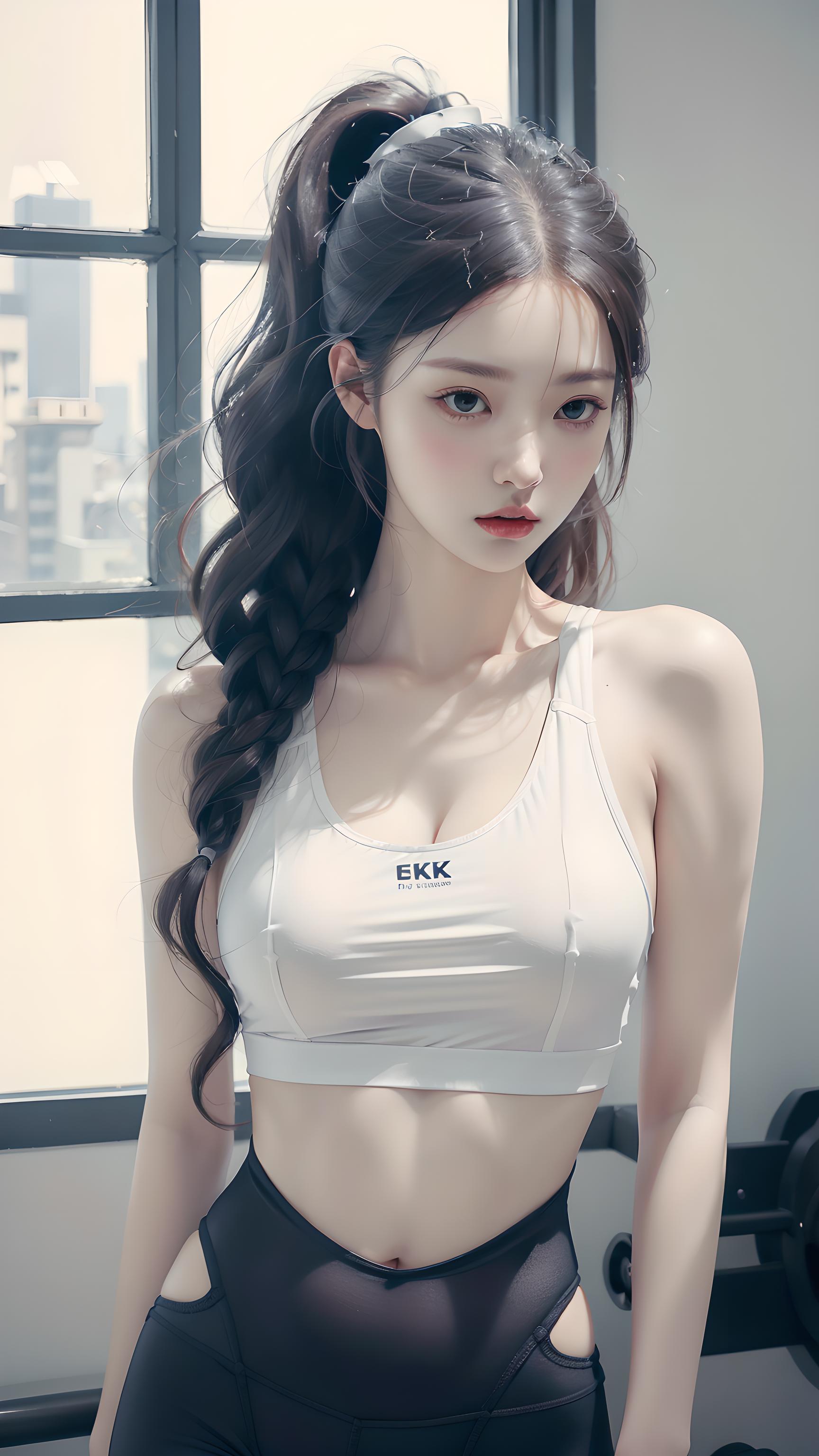 运动美少女