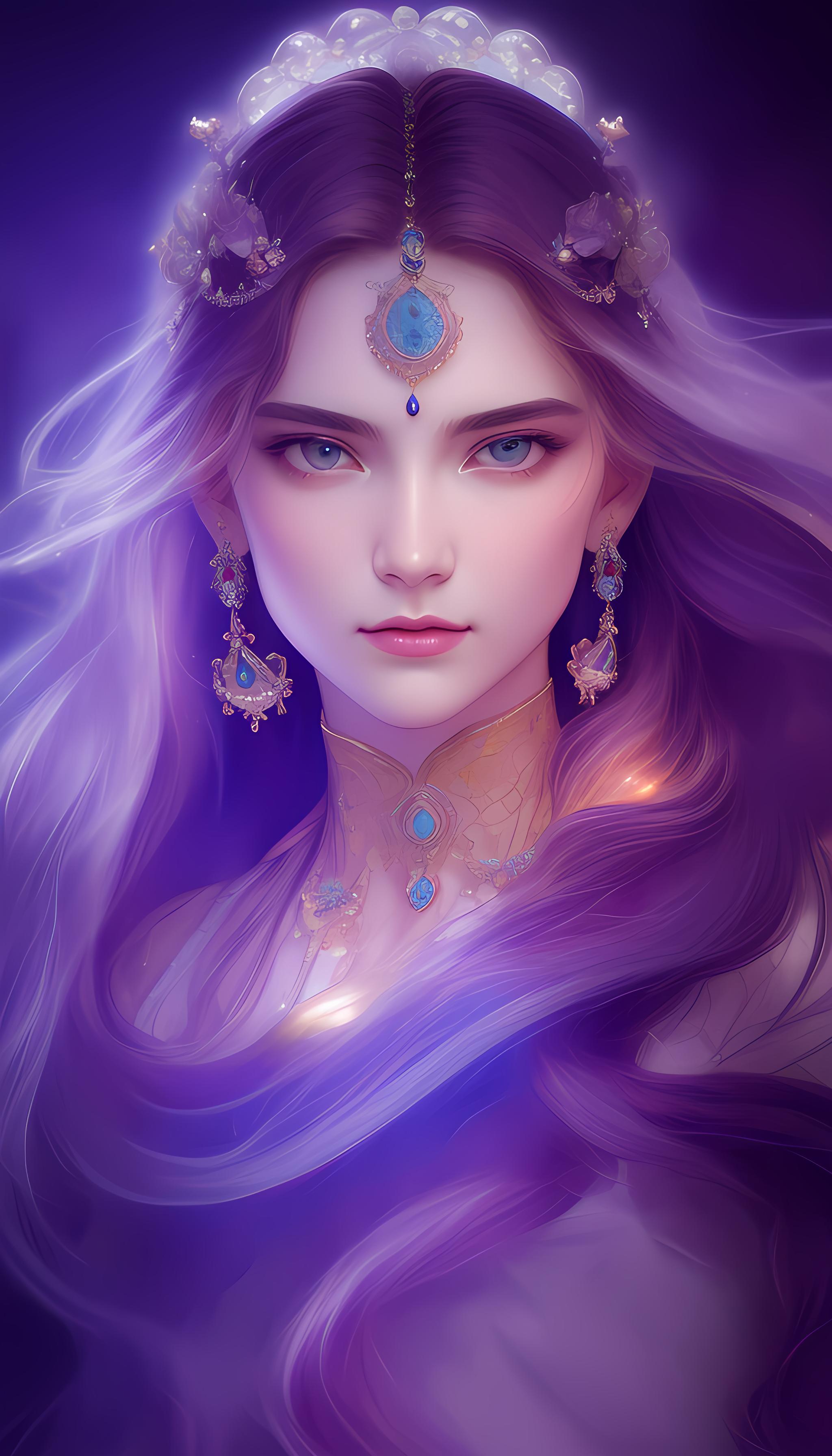 紫色女神