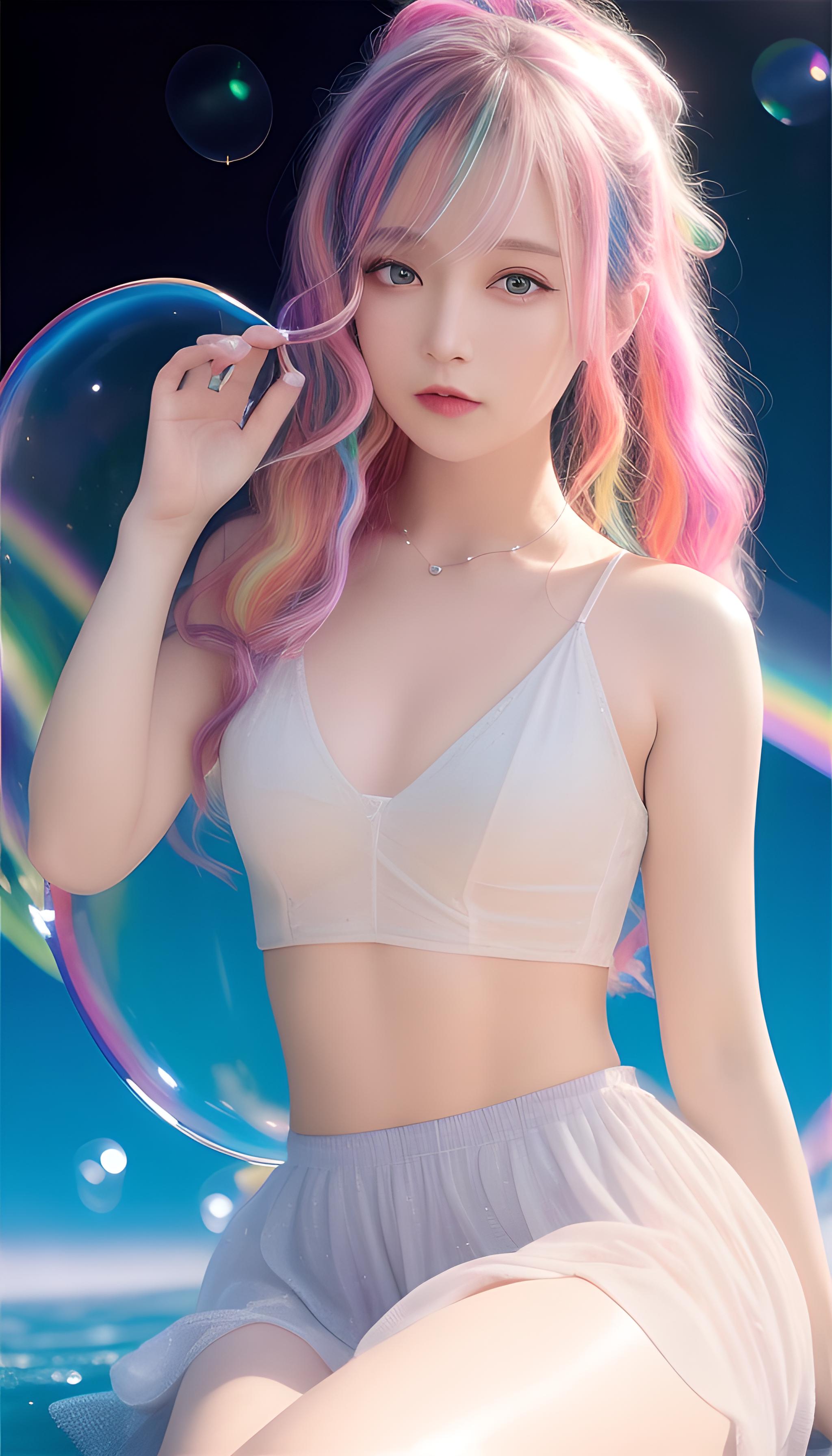 彩色清爽