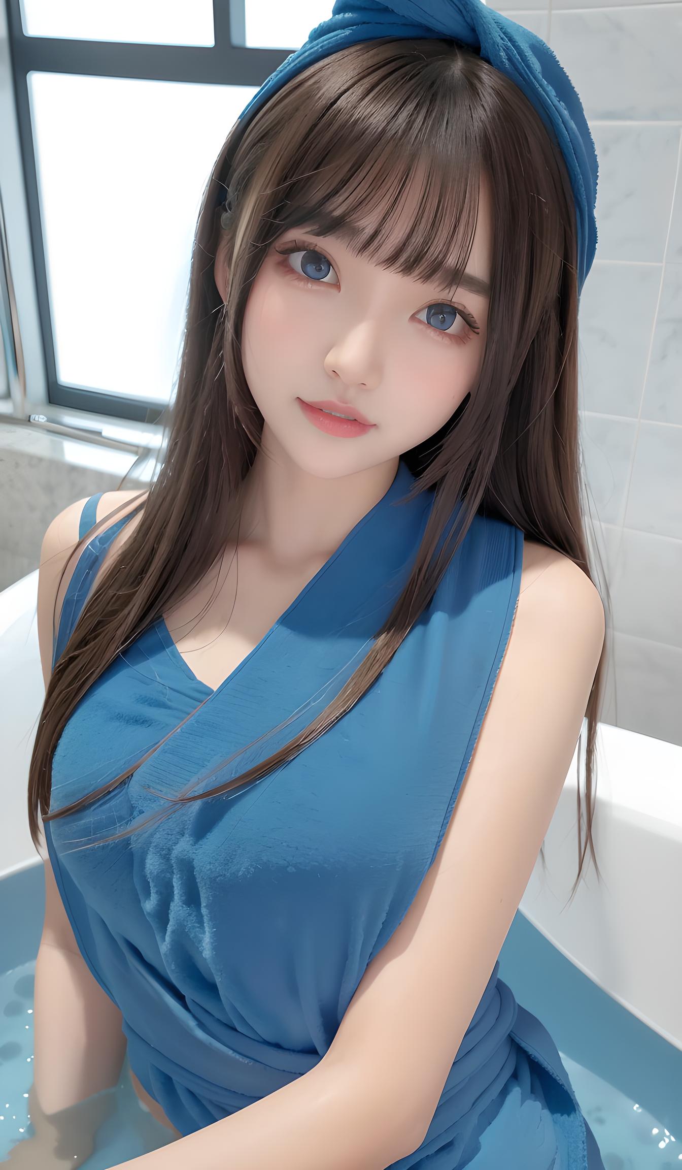 沐浴美女