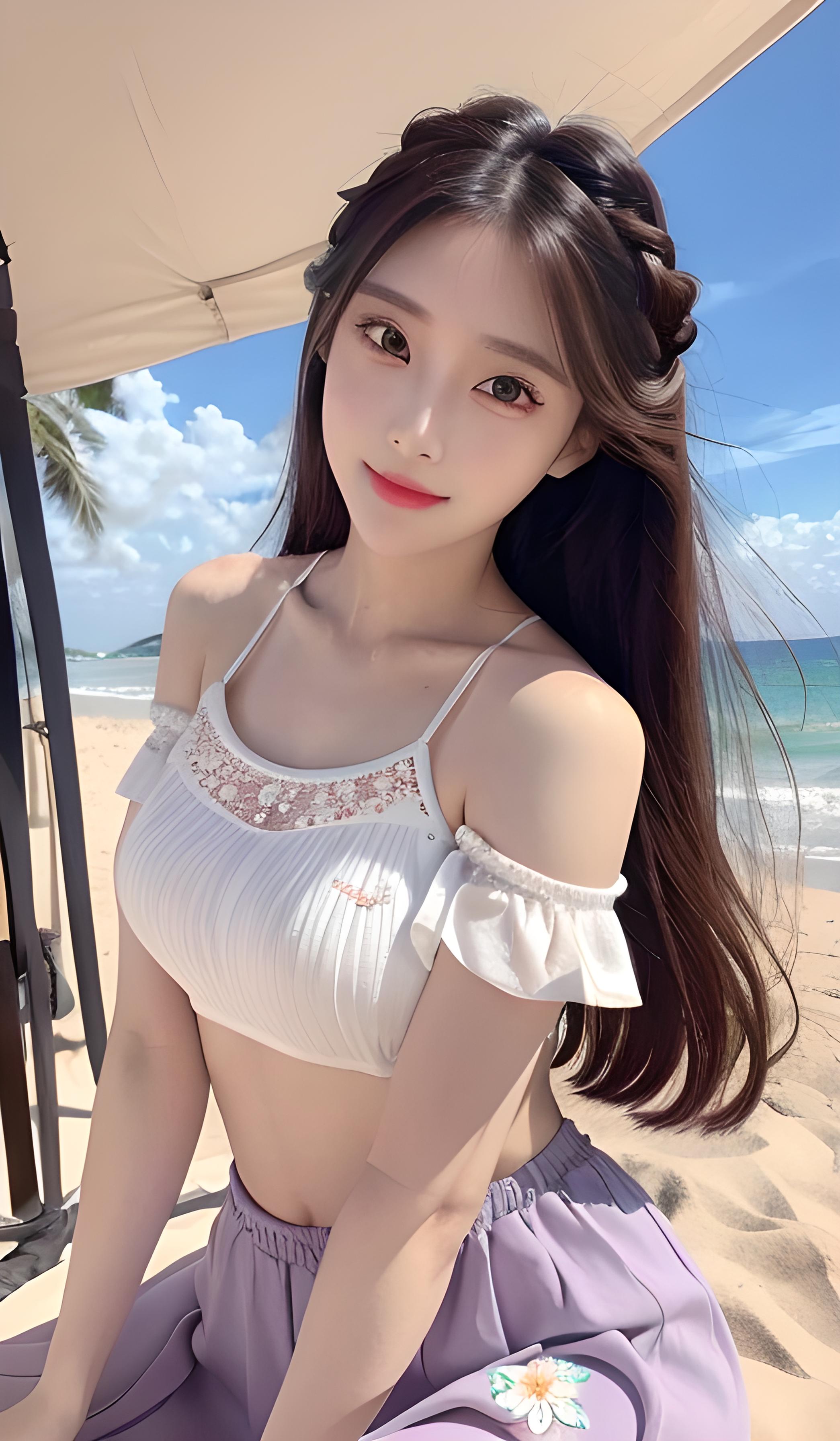 沙滩美女