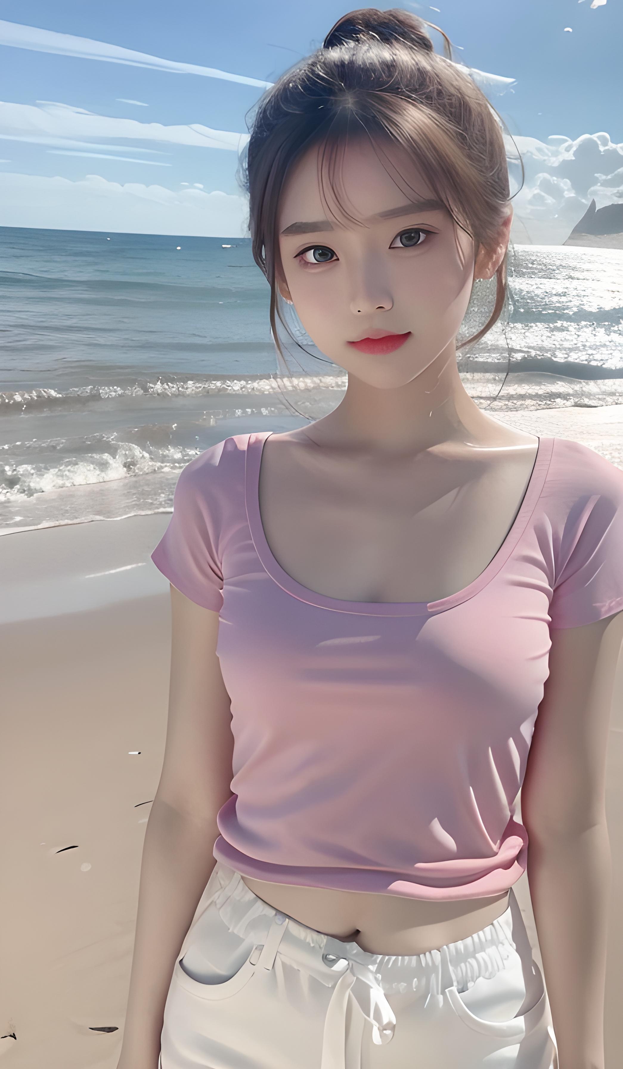 海边女孩