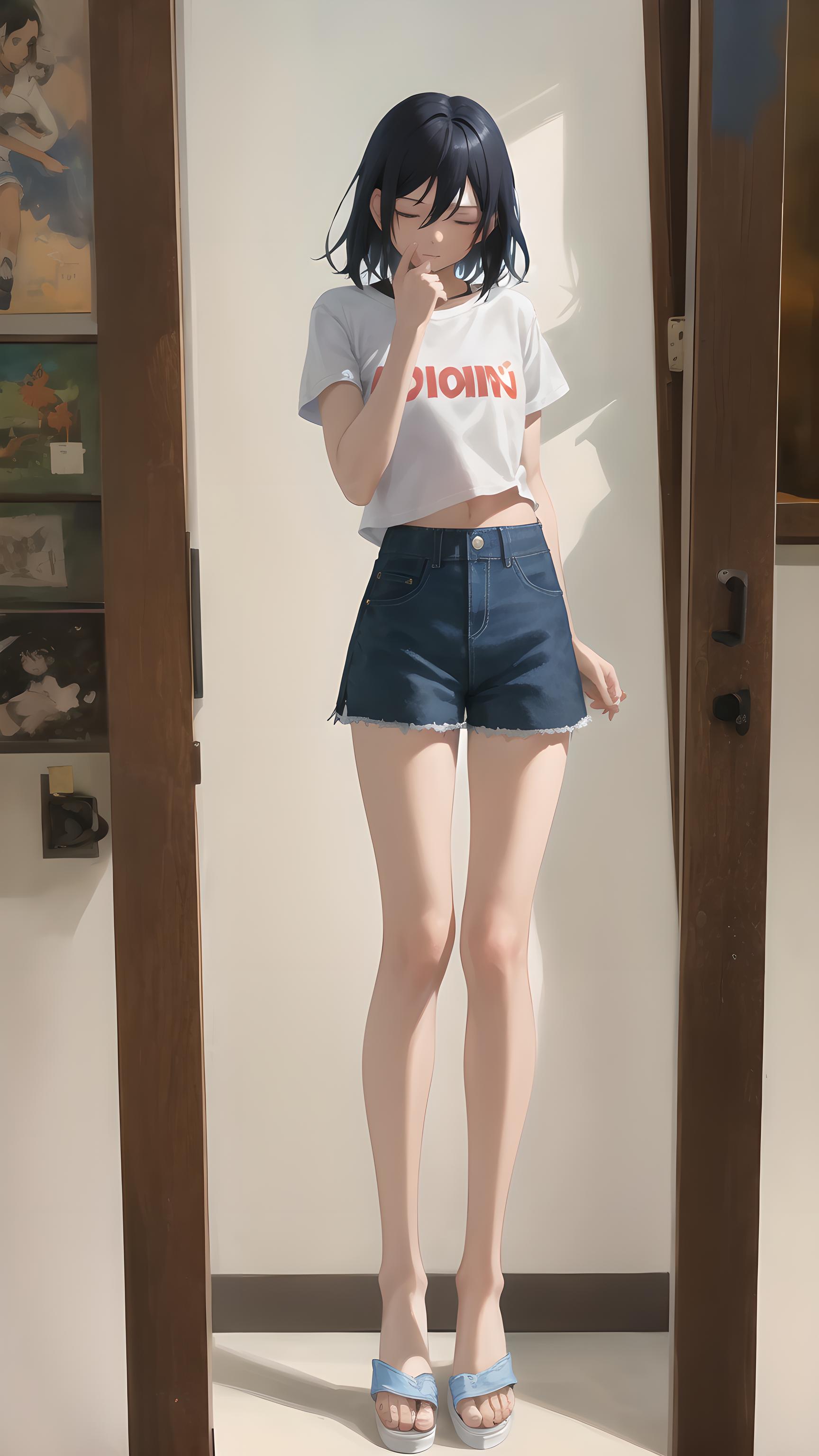 少女的夏日穿搭