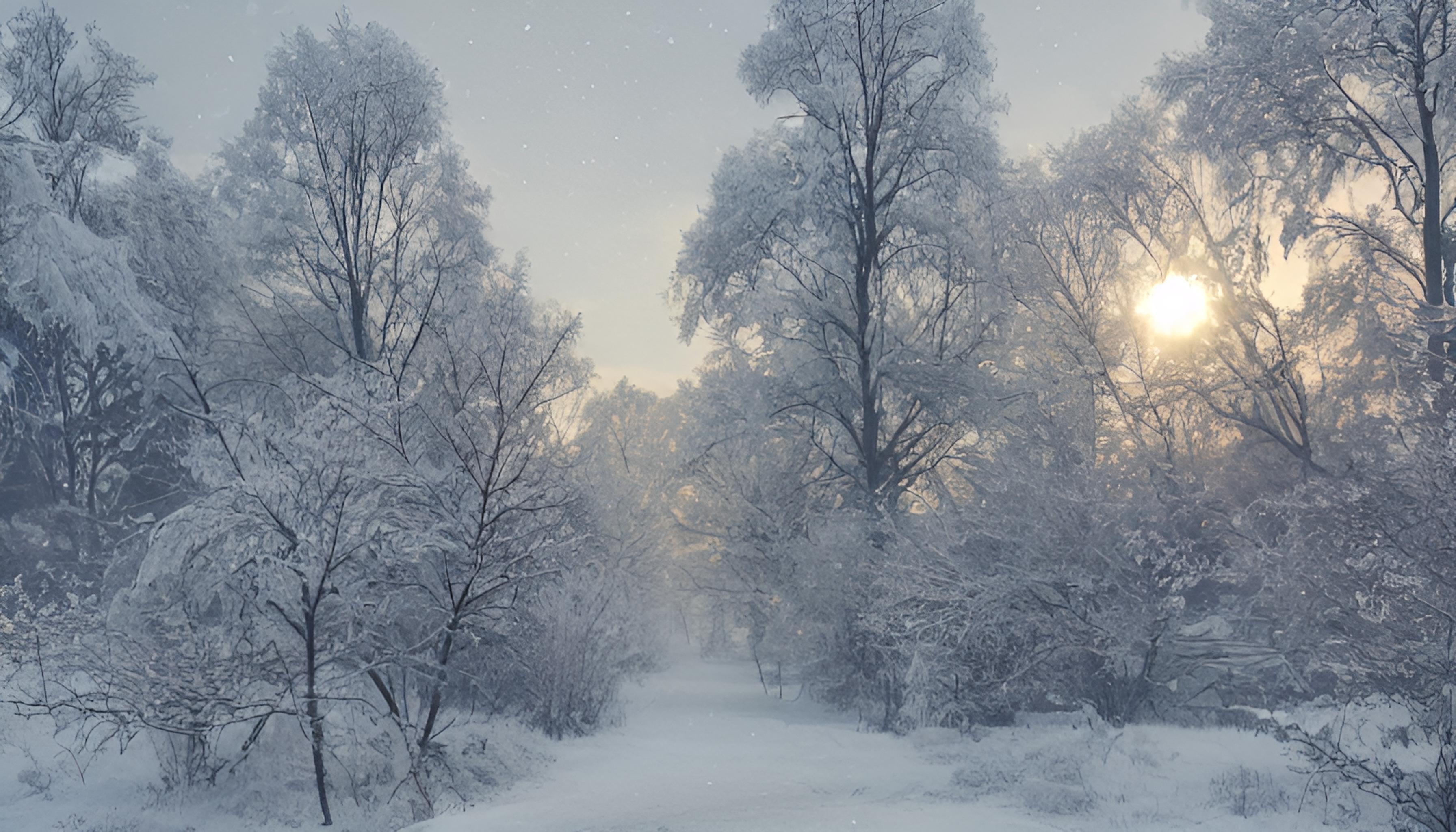 冬日雪景