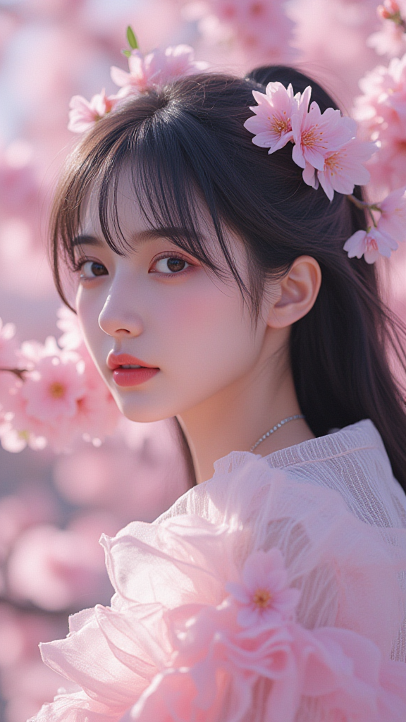 桃花仙子，绝美