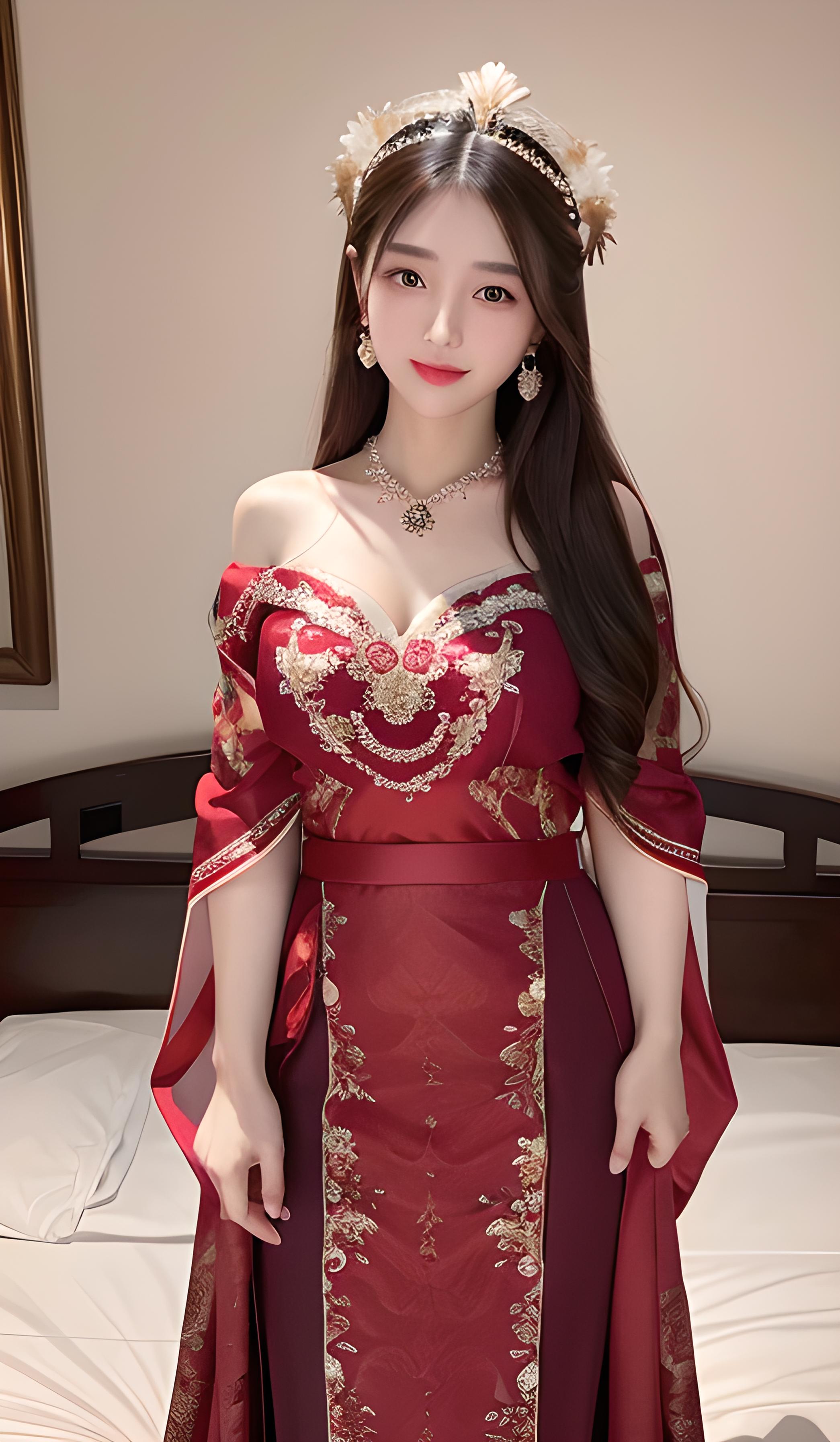 超美汉服美女