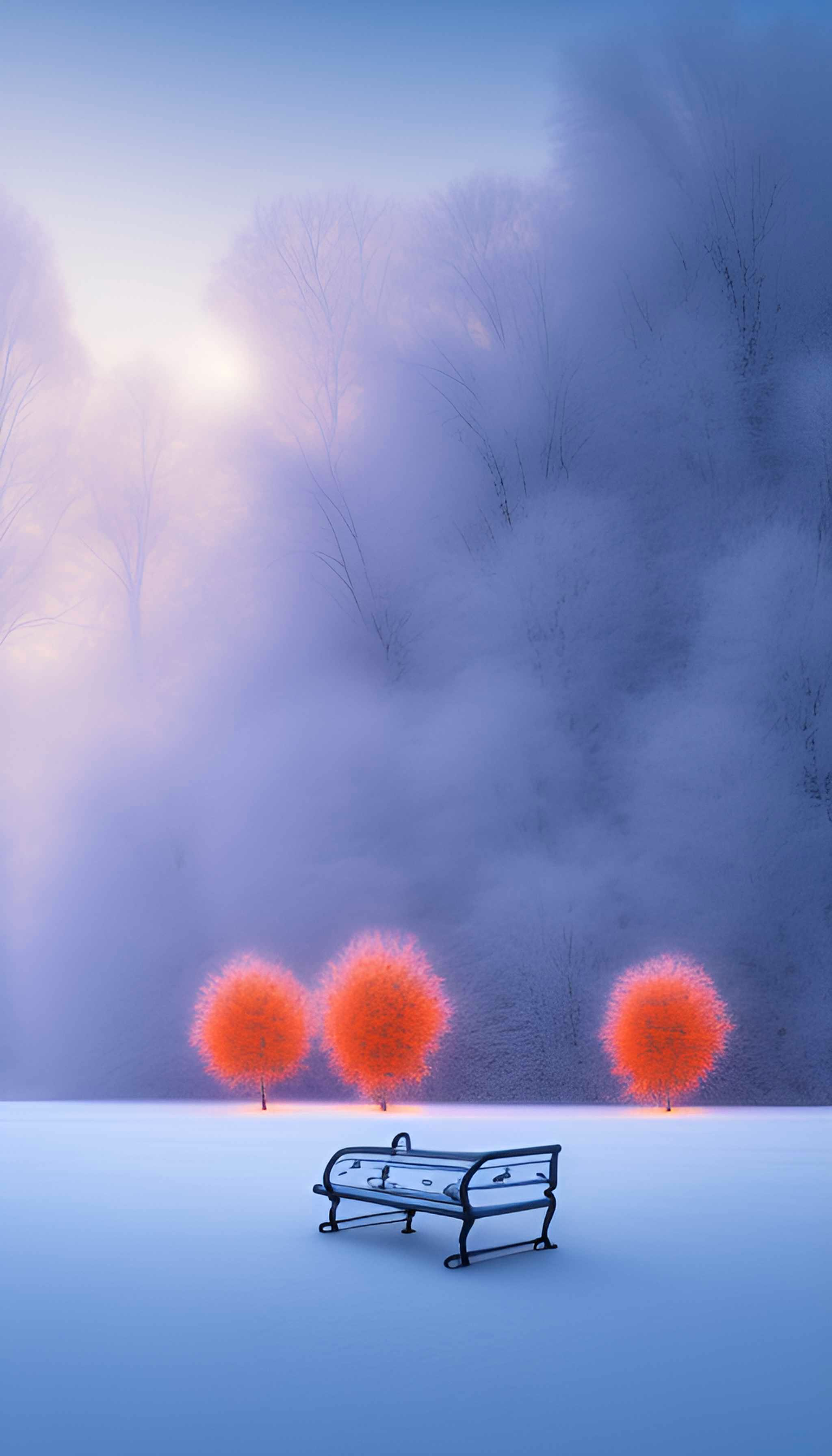 冬日雪景