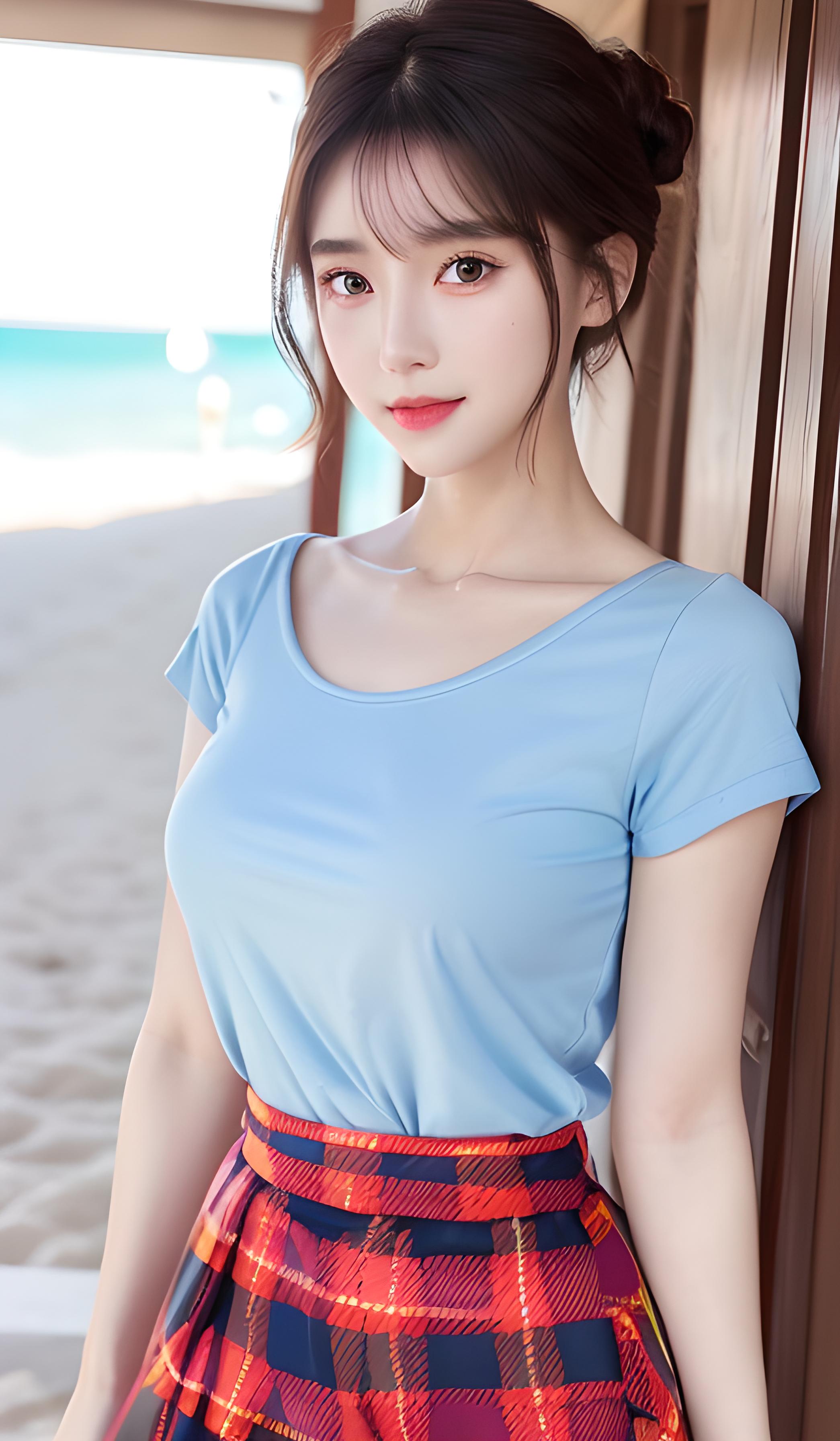 海滩美女