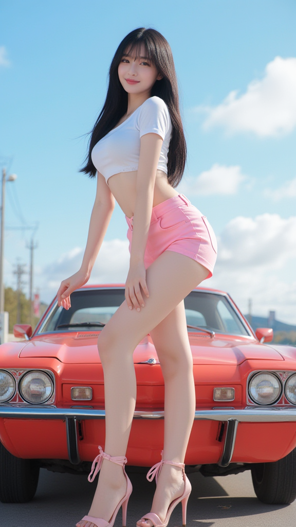 大长腿美女