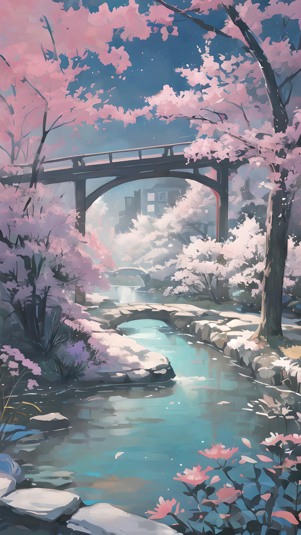 小桥流水，深院静谧，美丽的园林名称。