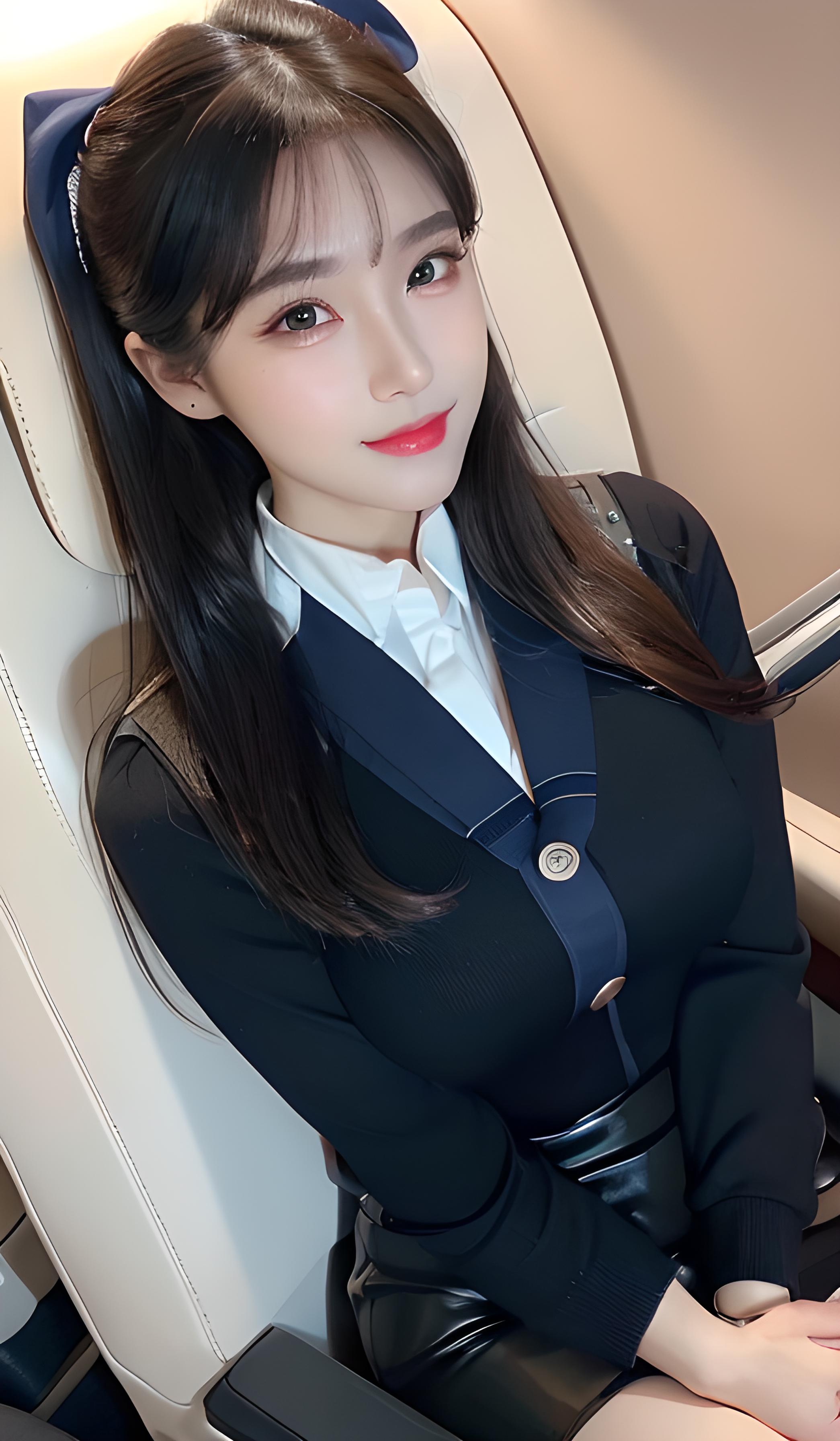 甜美空姐