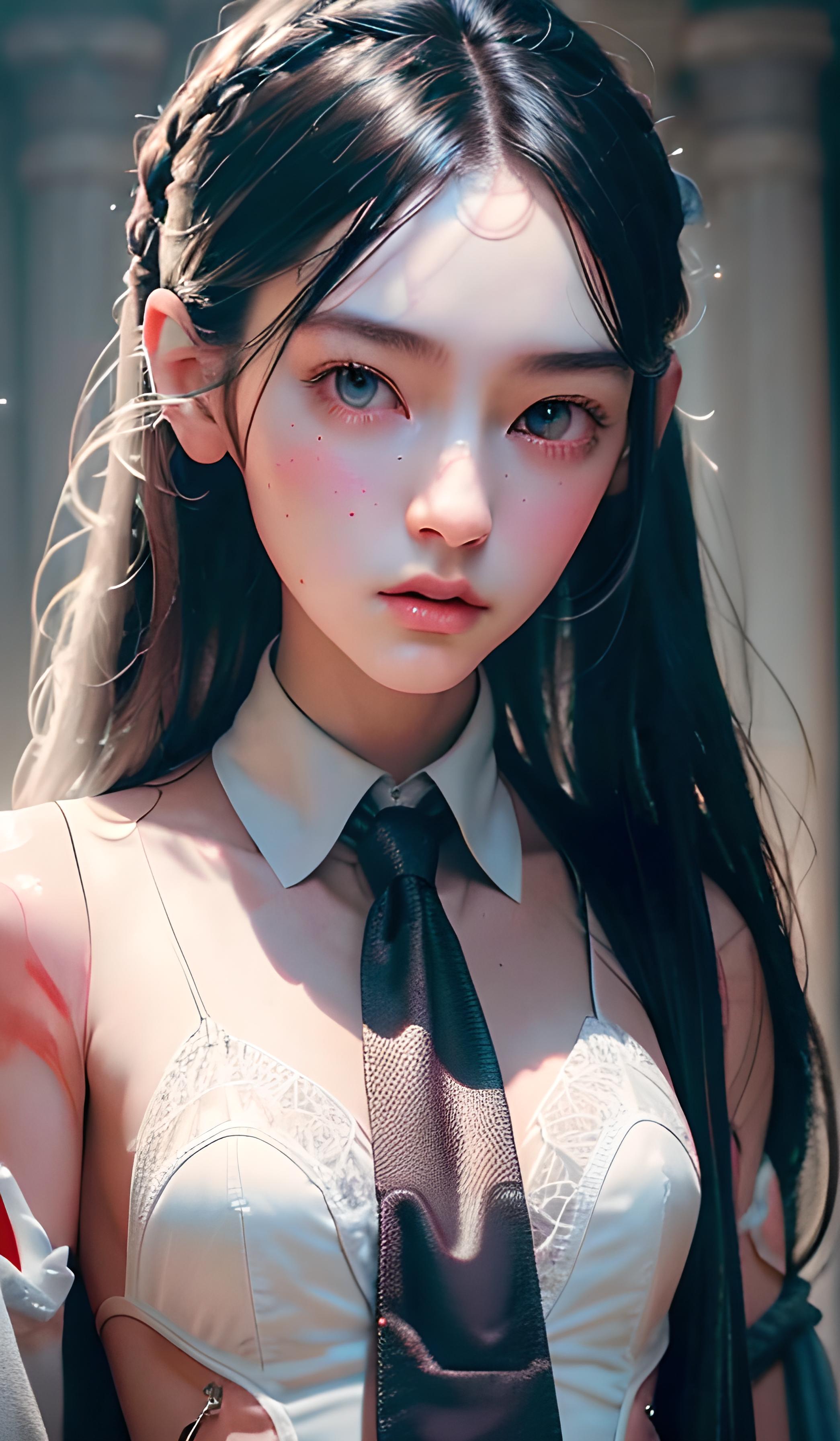 白袜少女