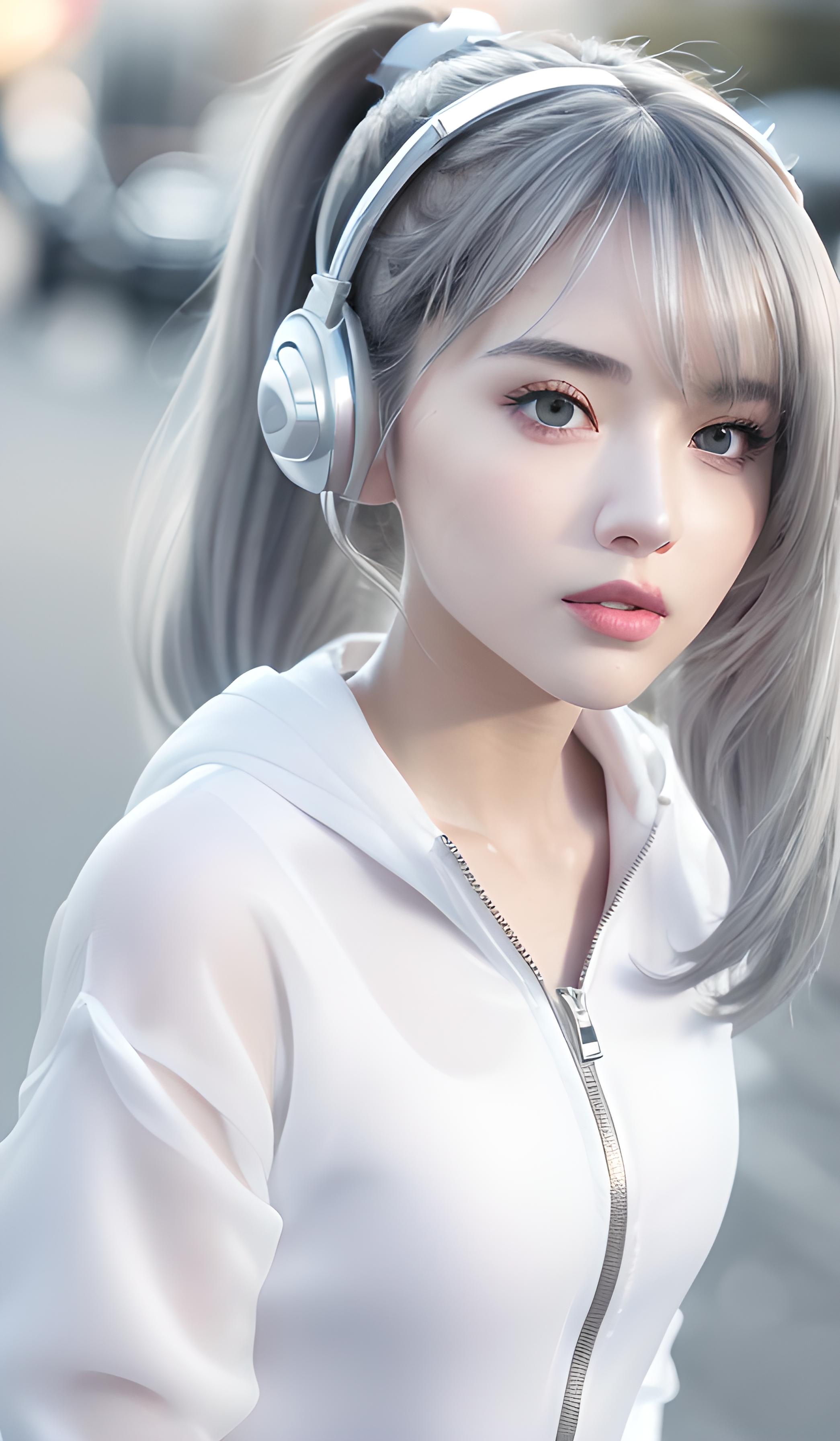 白衣少女