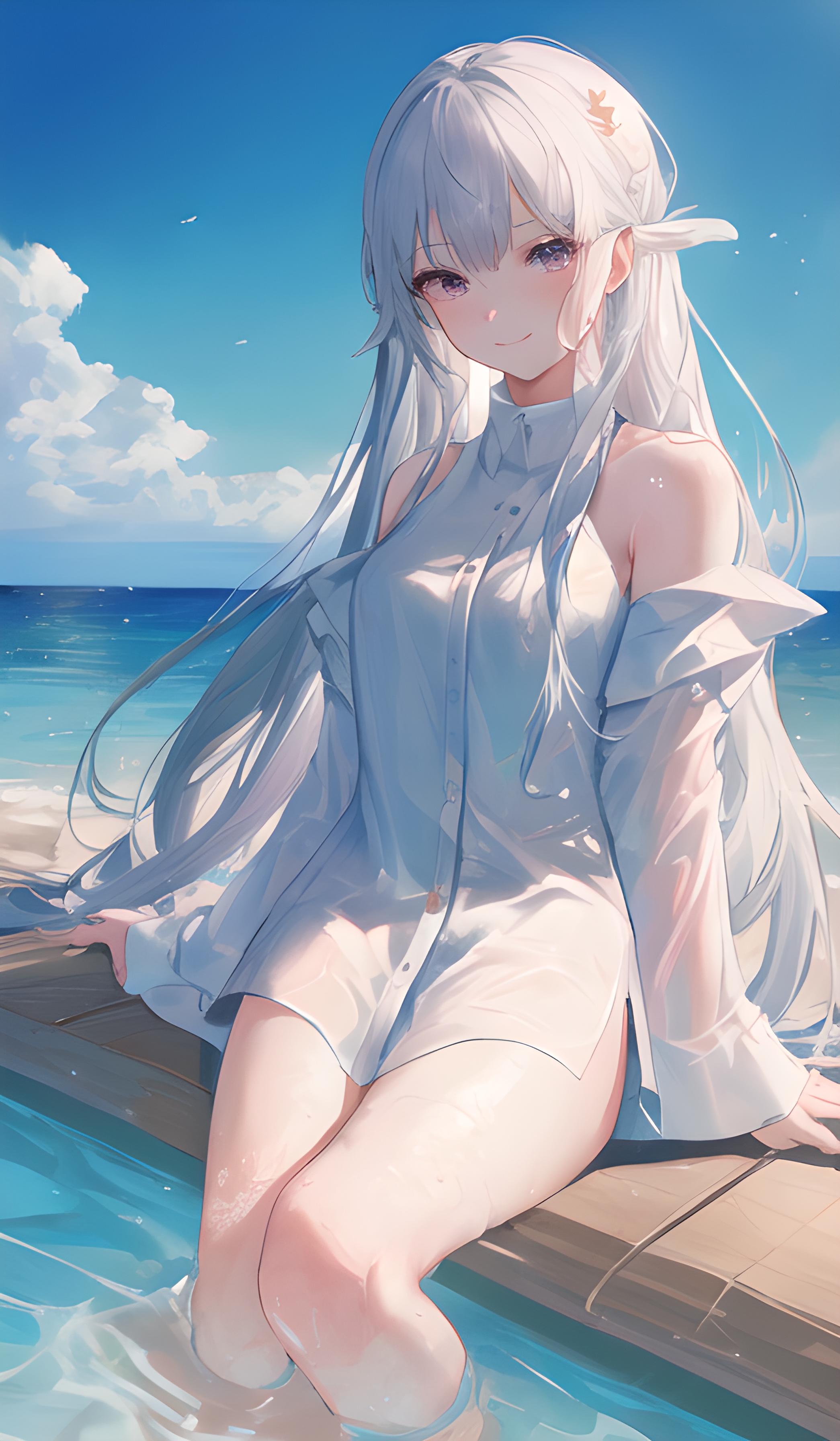 海边少女