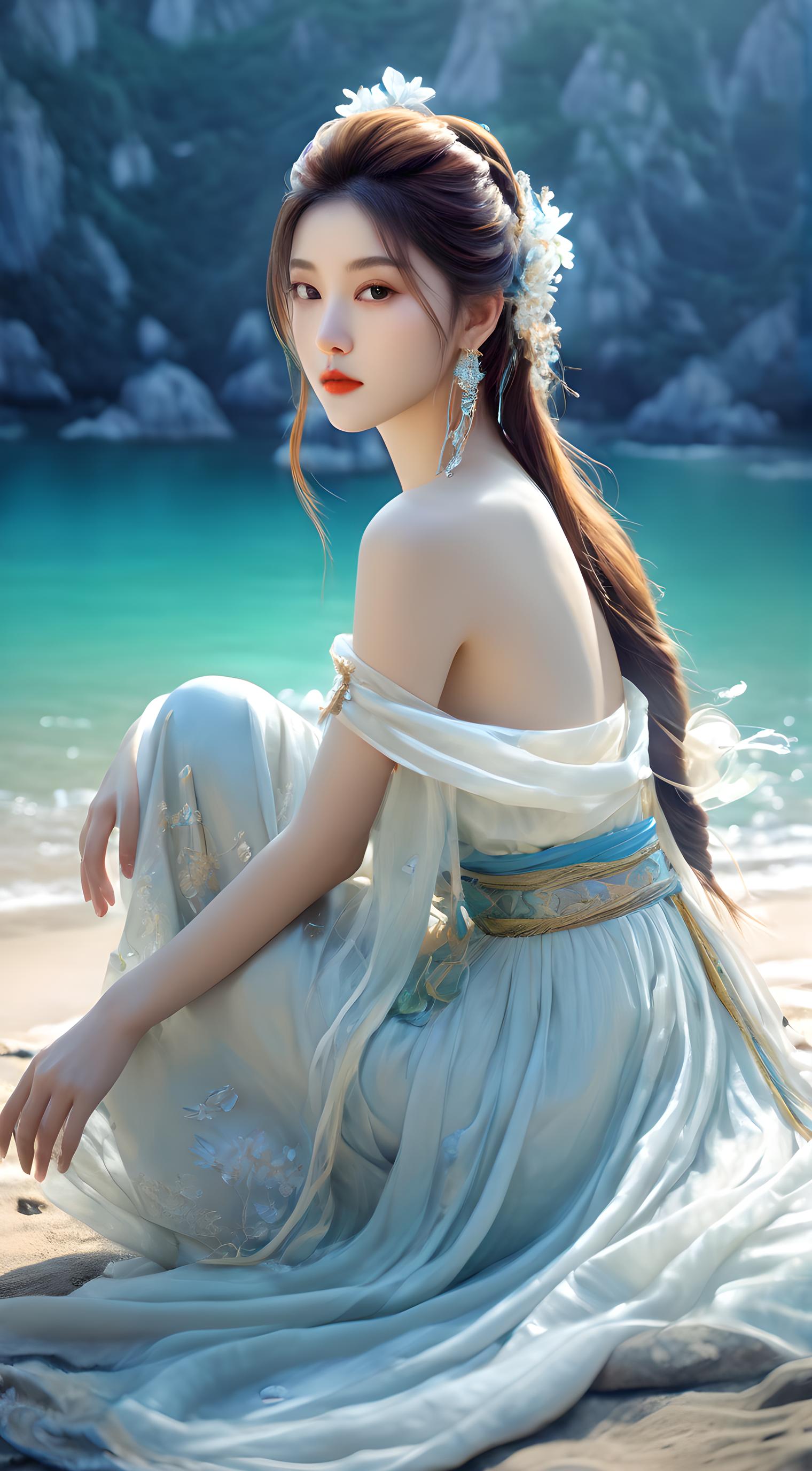 海边少女