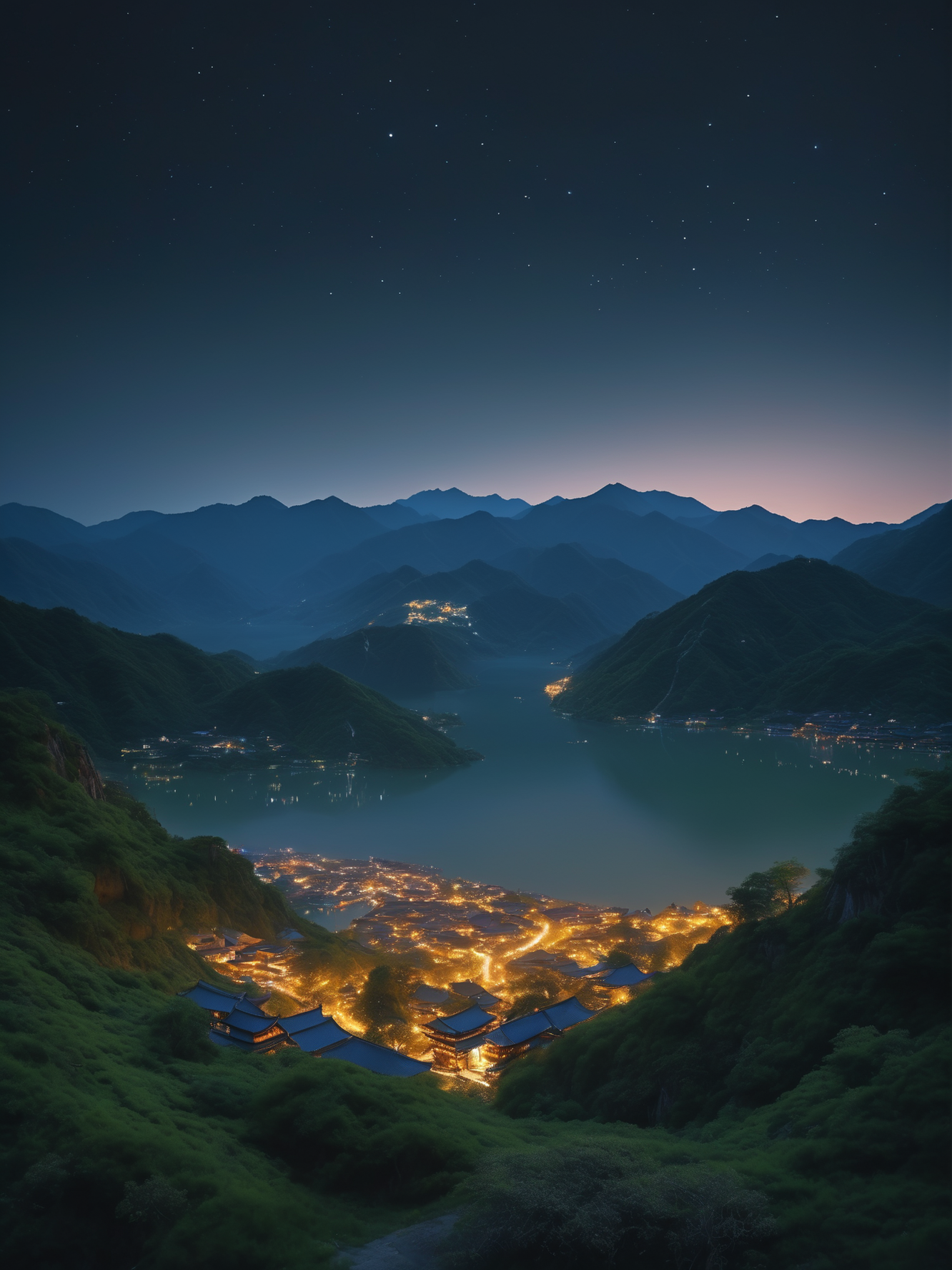 山城夜景