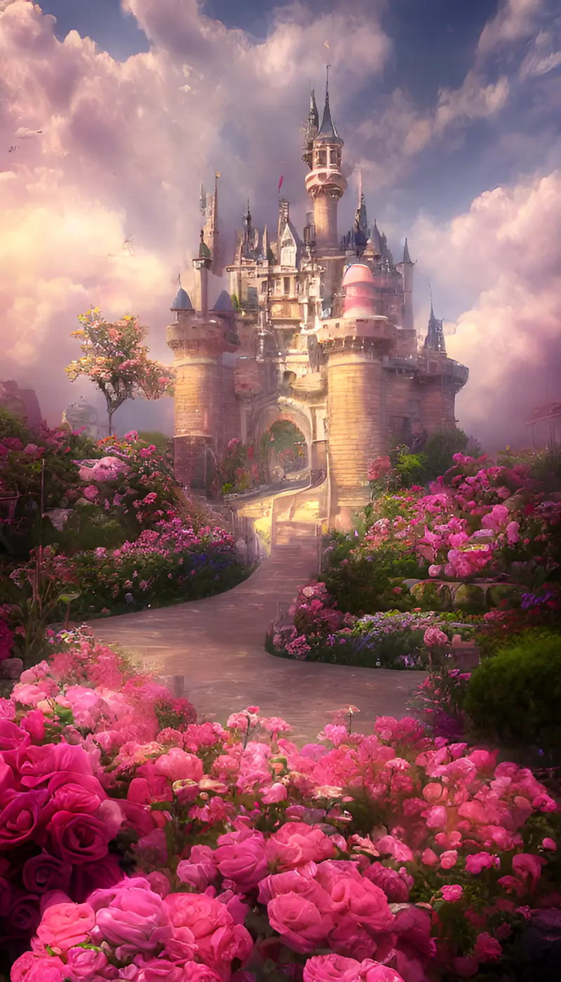 爱丽丝梦游仙境，玫瑰城堡