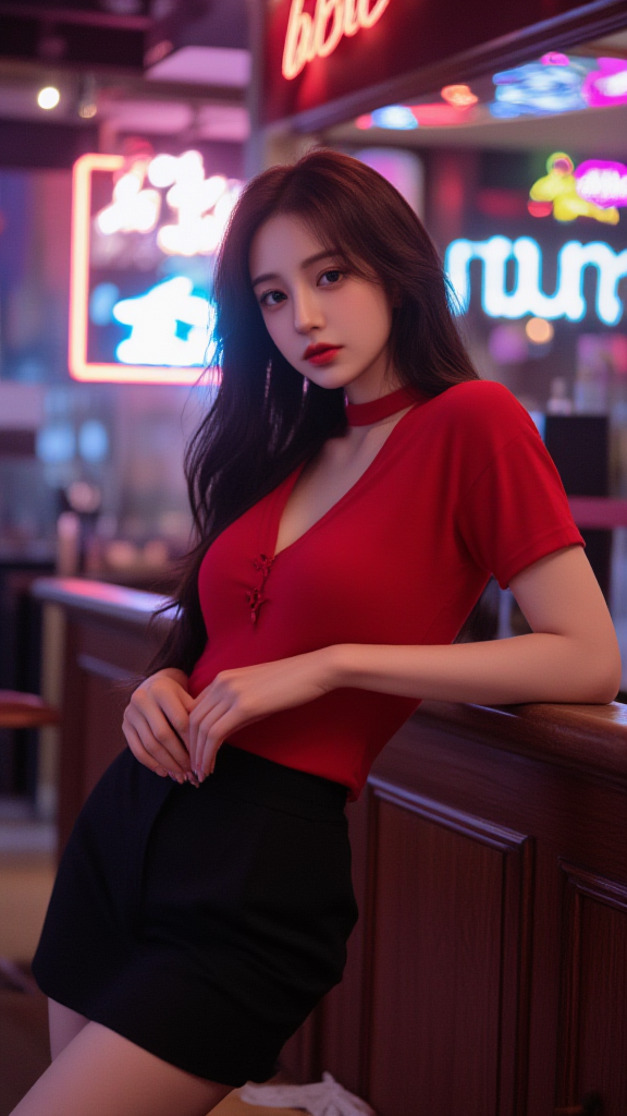 酒吧里的女人