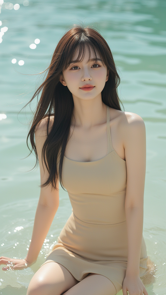 海水浴场女孩