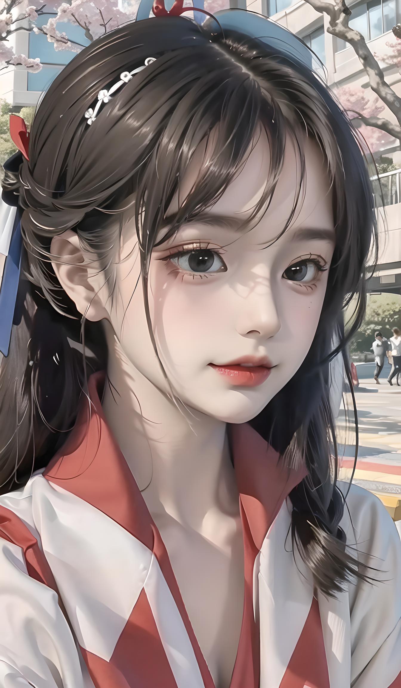 发夹少女