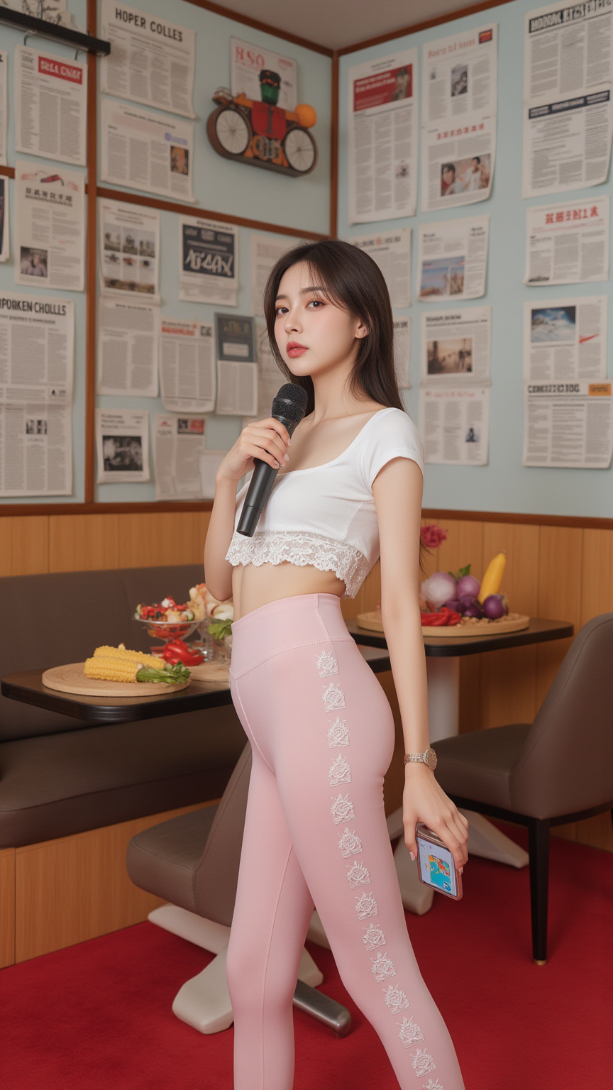 演唱的小姐姐