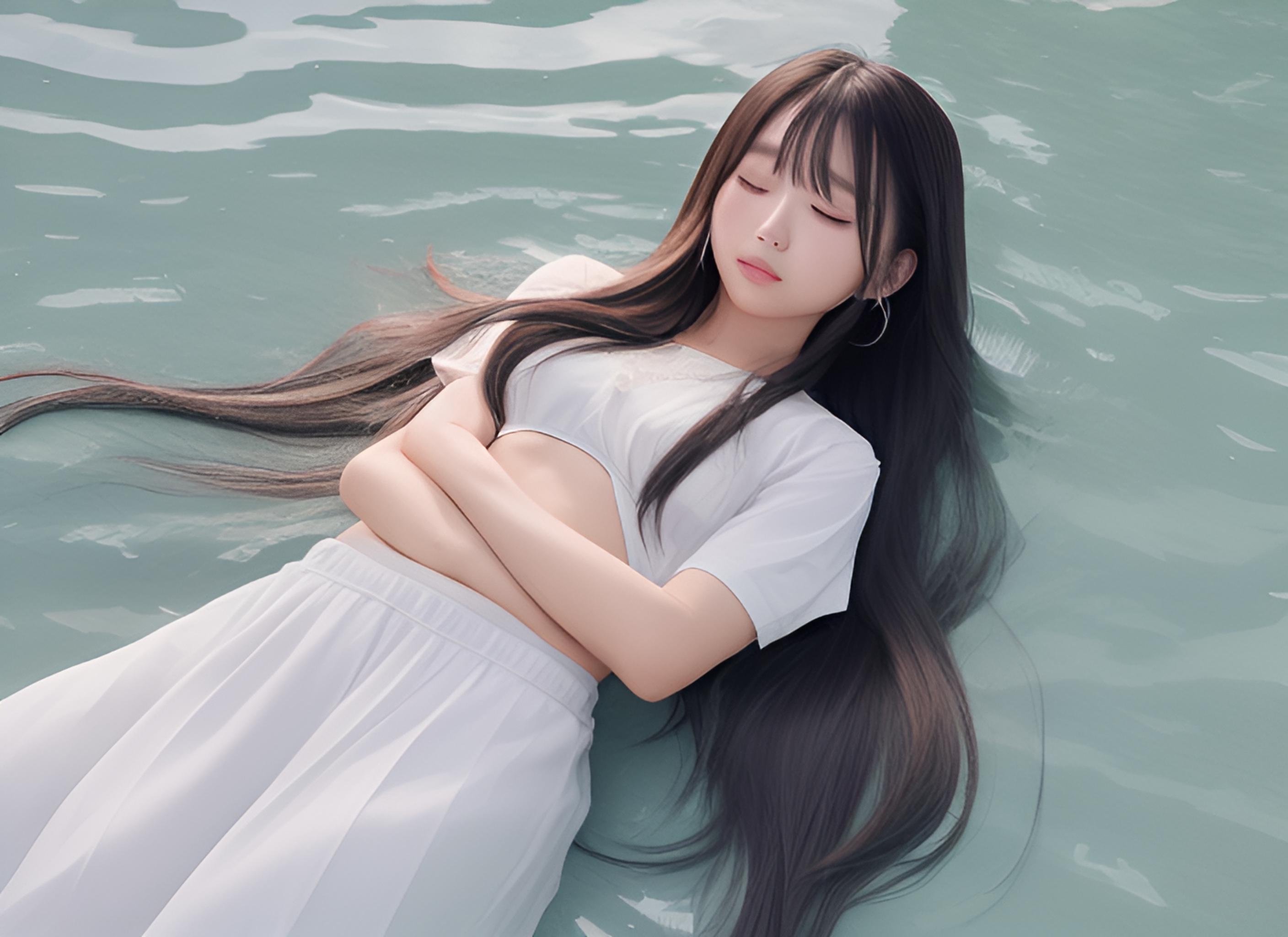 水中少女