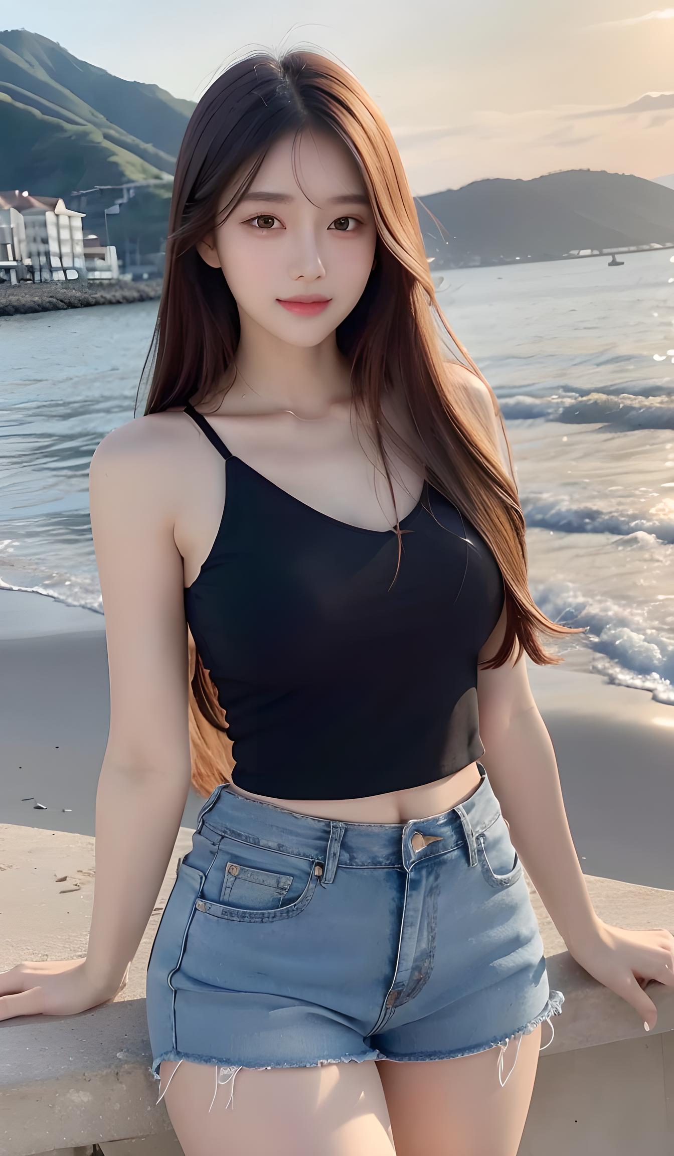 海滩美女