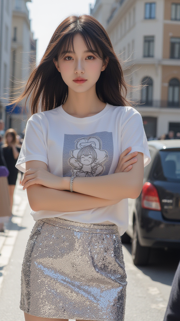 街拍美女