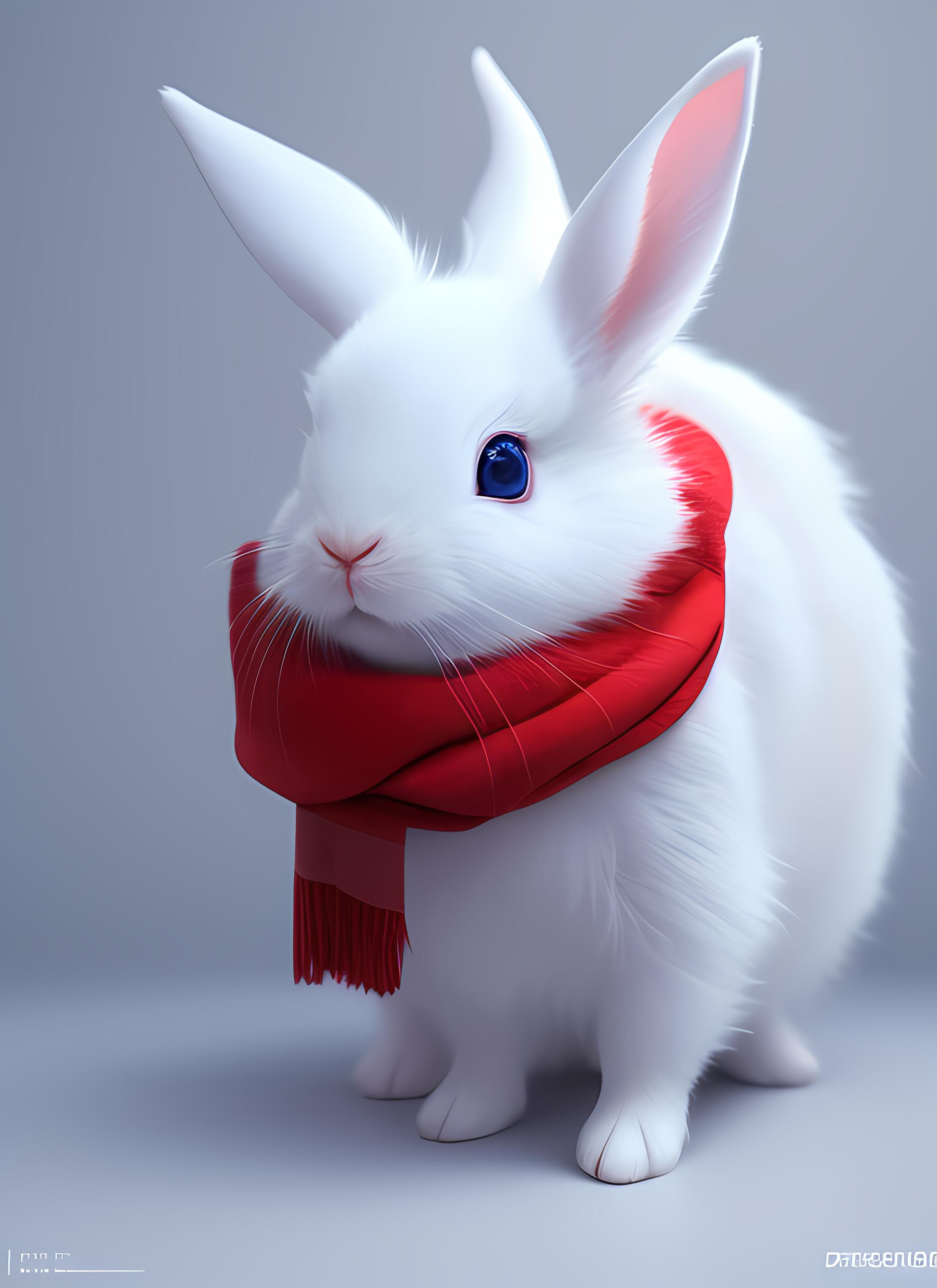 可爱兔子，兔年头像壁纸