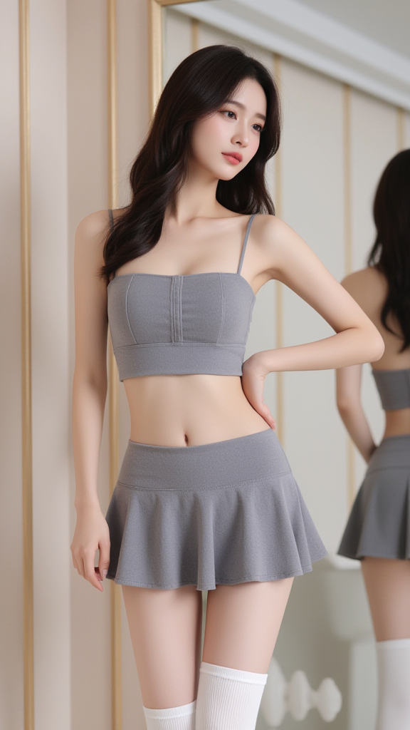 小肚腩女孩
