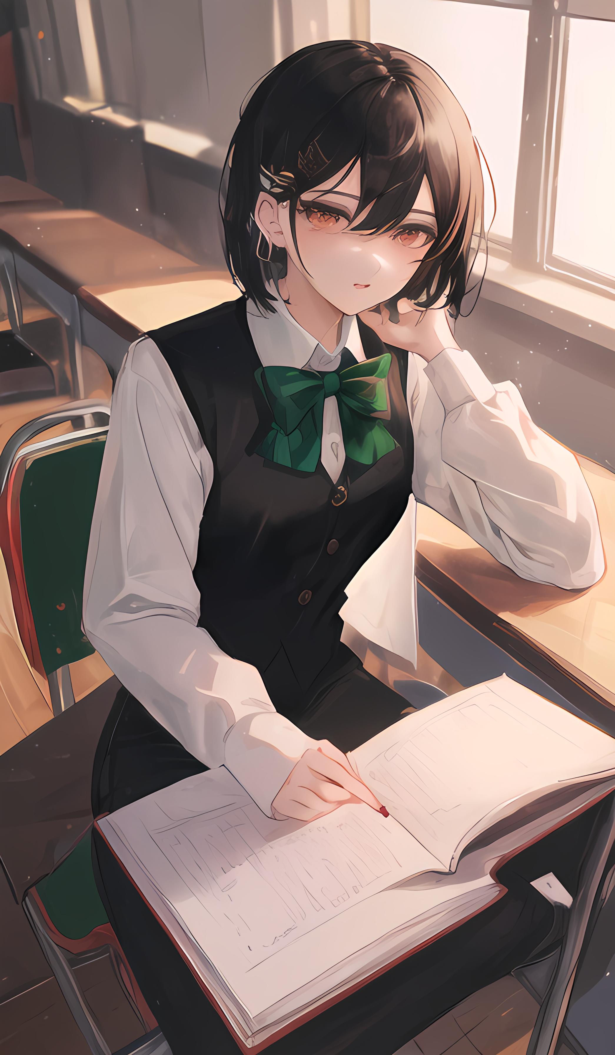 学习的少女