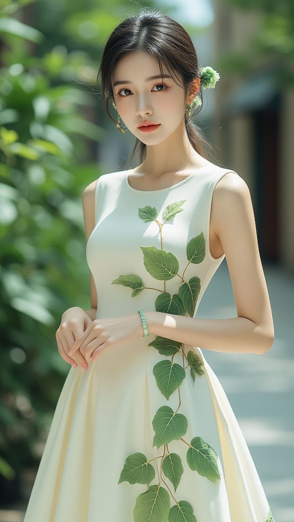 青翠旗袍吗