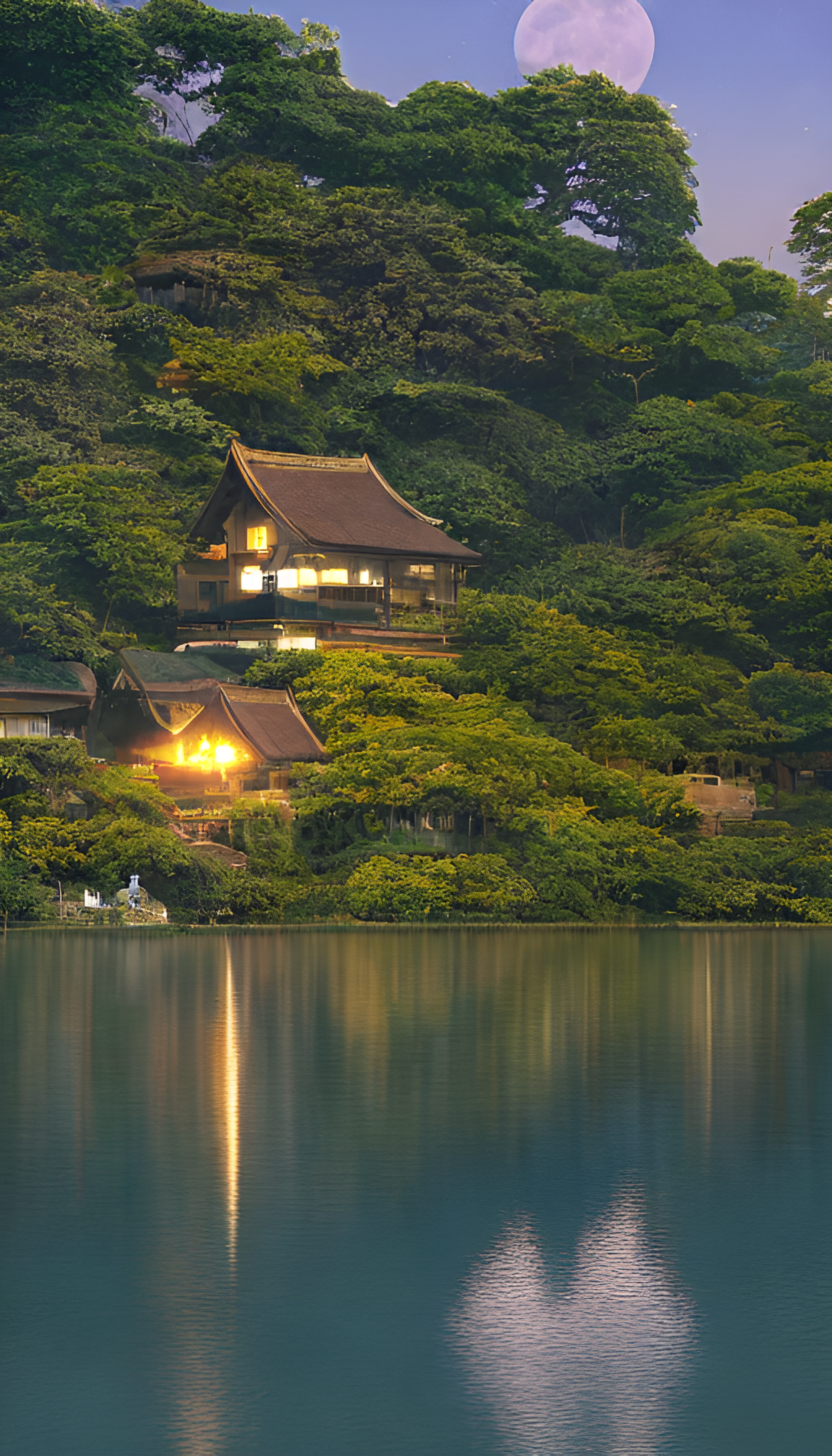 湖边小屋