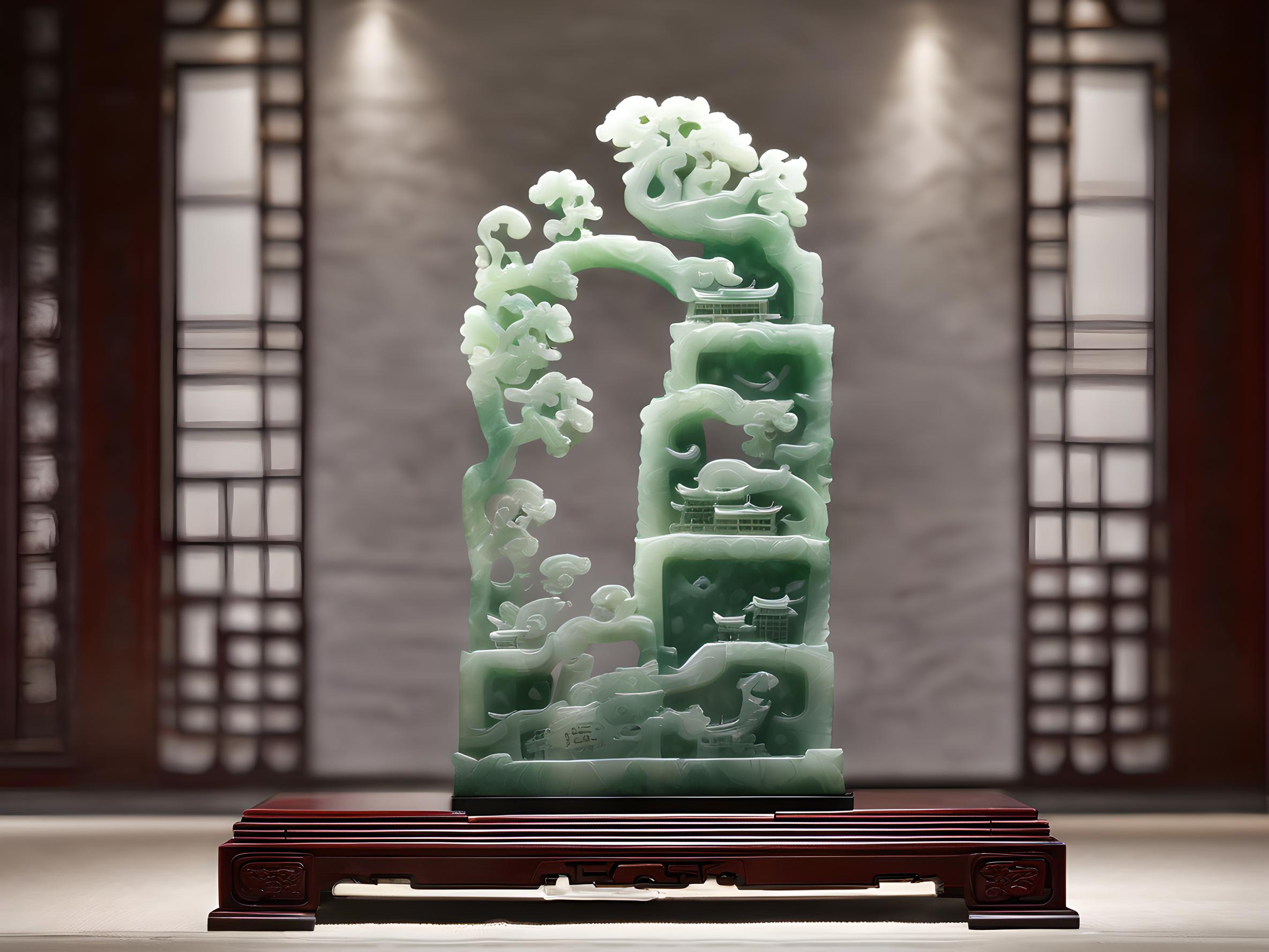 玉雕摆件 