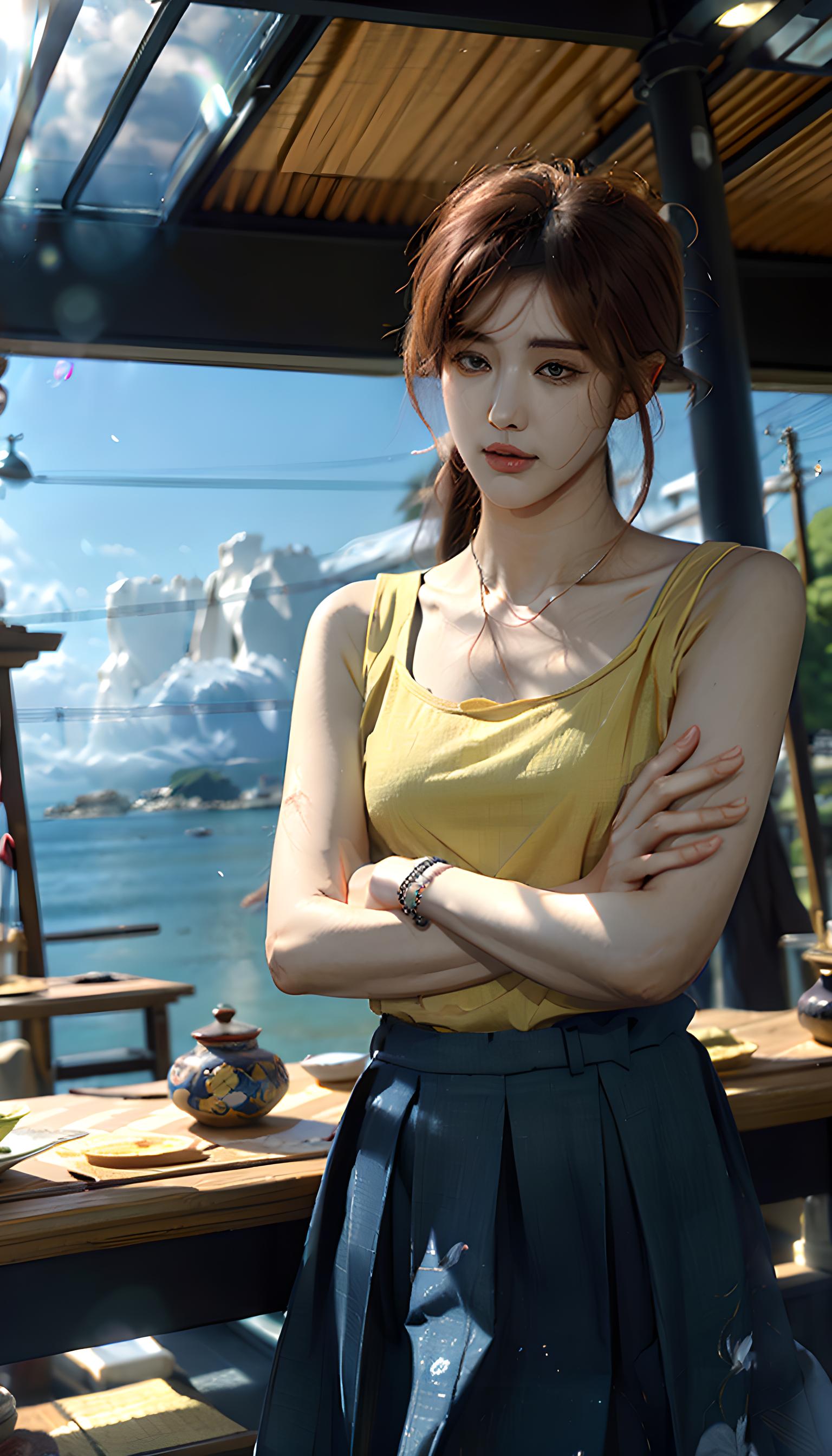 海边少女