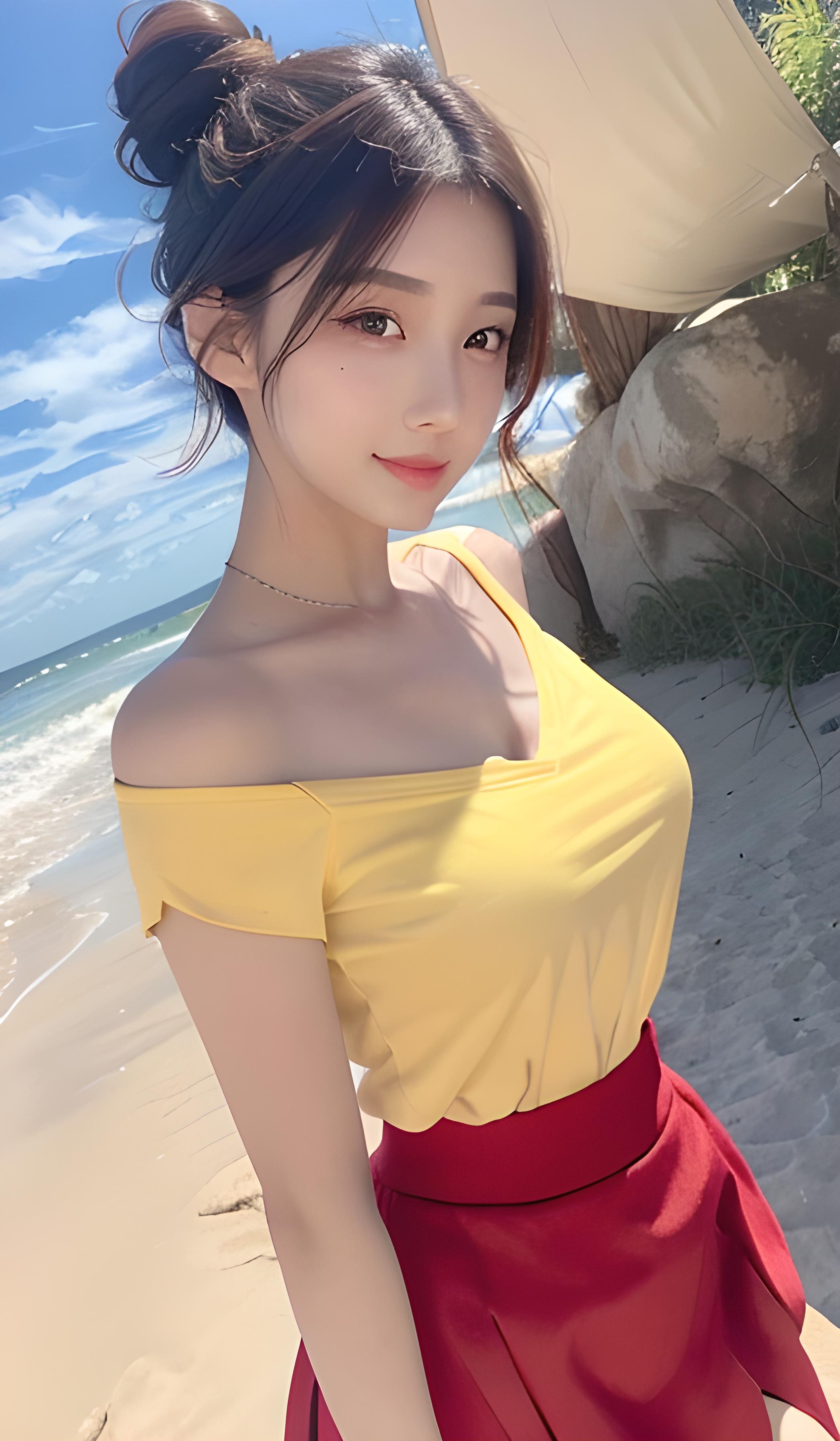 海上美女