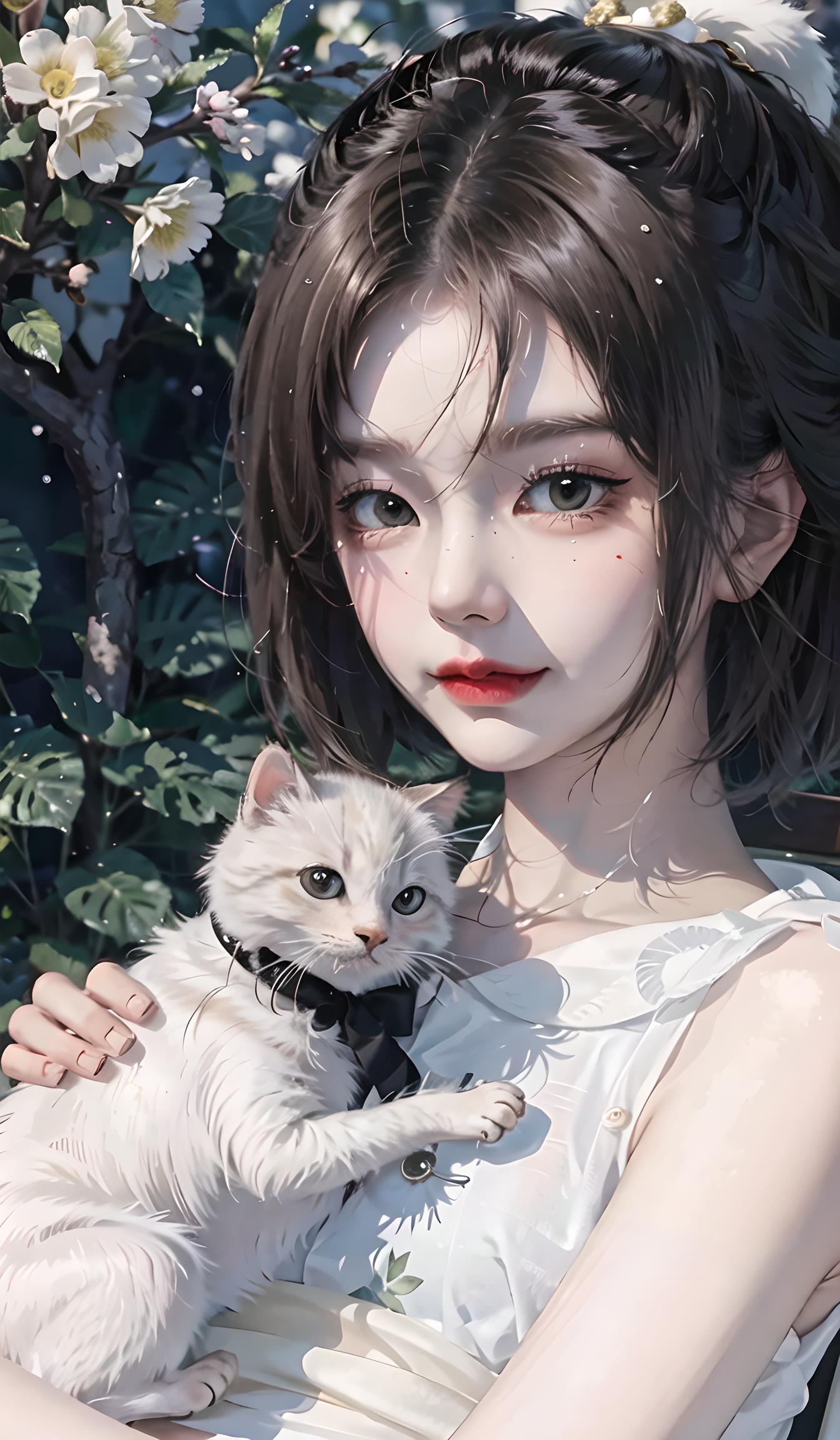 小猫与少女