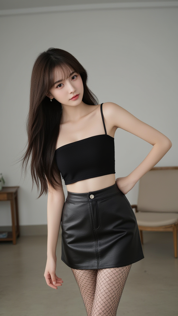 吊带衫女孩