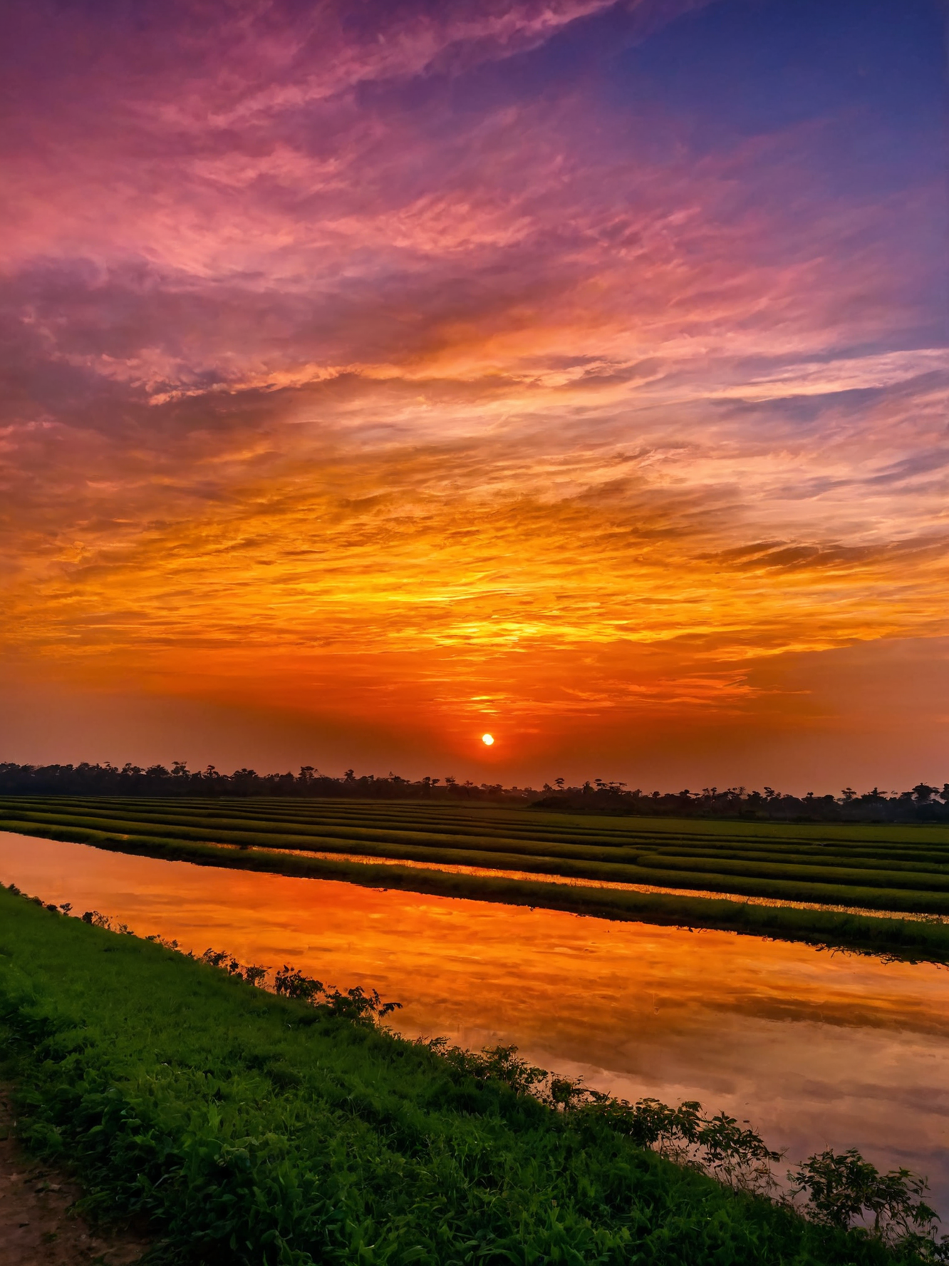 夕阳晚霞